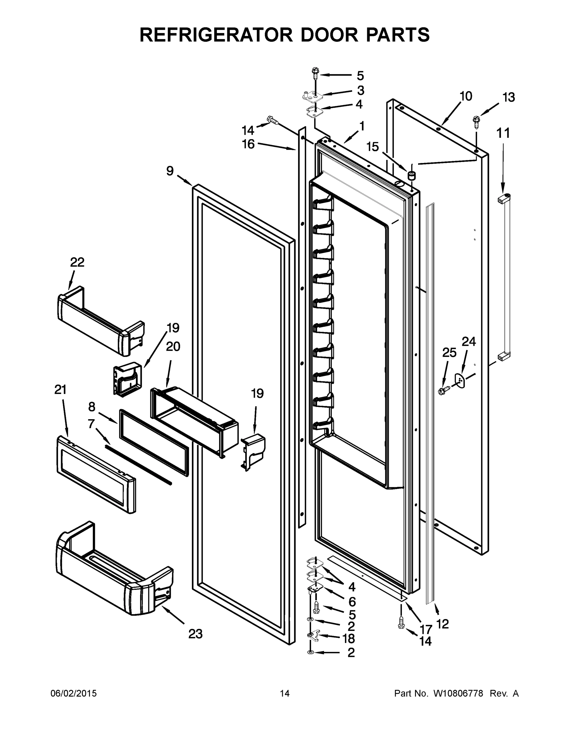 08 - REFRIGERATOR DOOR PARTS
