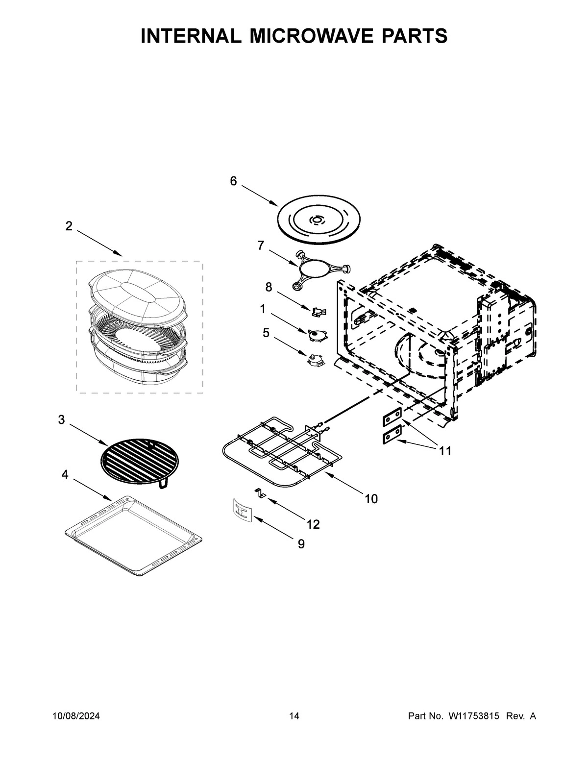 08 - INTERNAL MICROWAVE PARTS