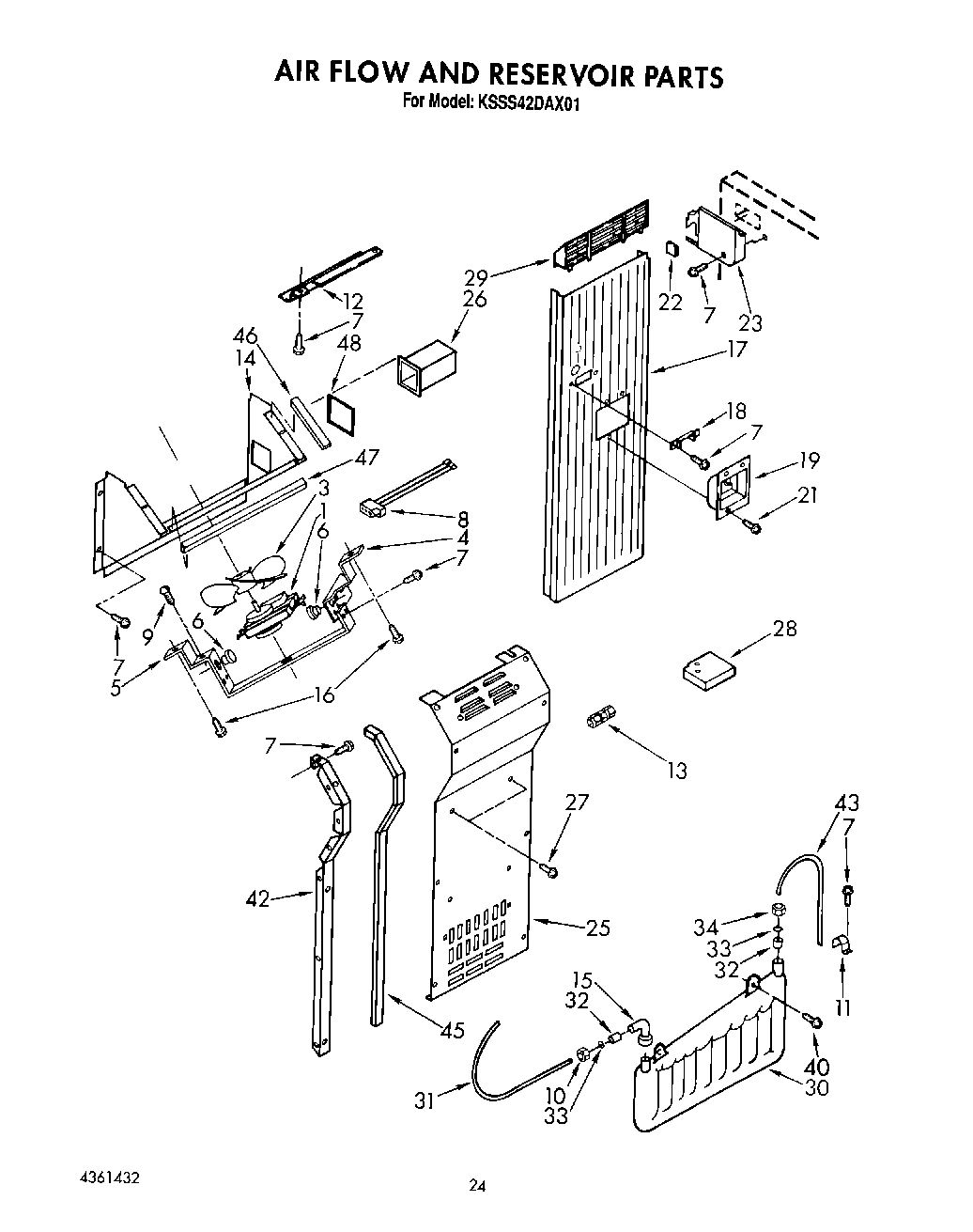 16 - AIR FLOW AND RESERVOIR
