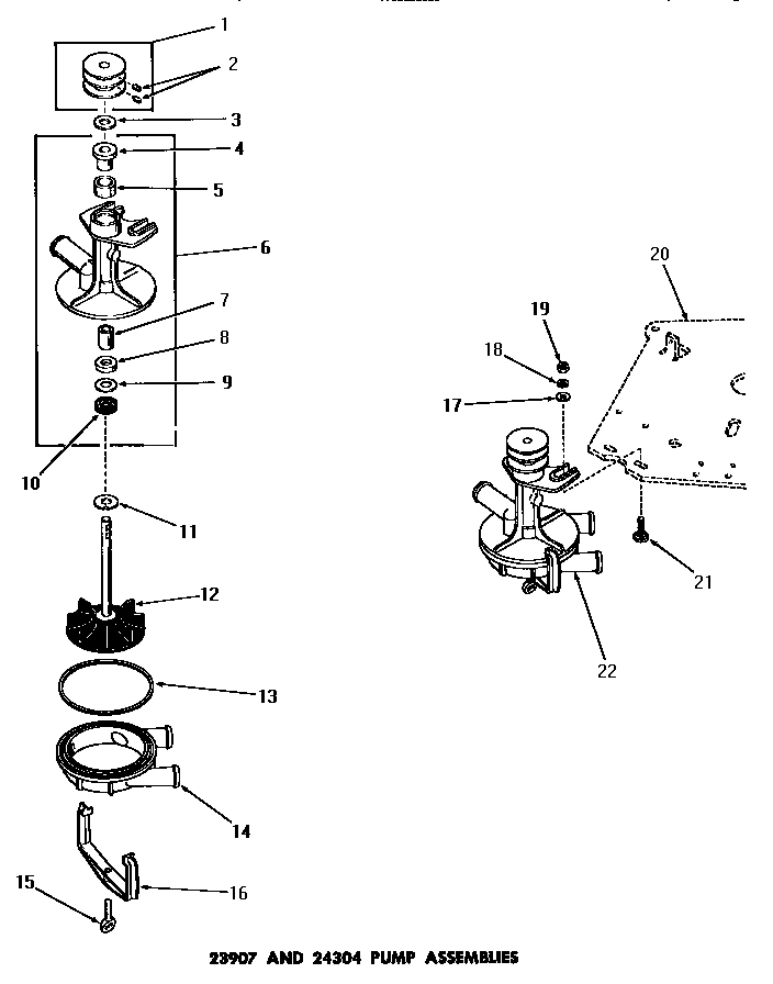 01 - 23907 & 24304 PUMP ASSEMBLIES