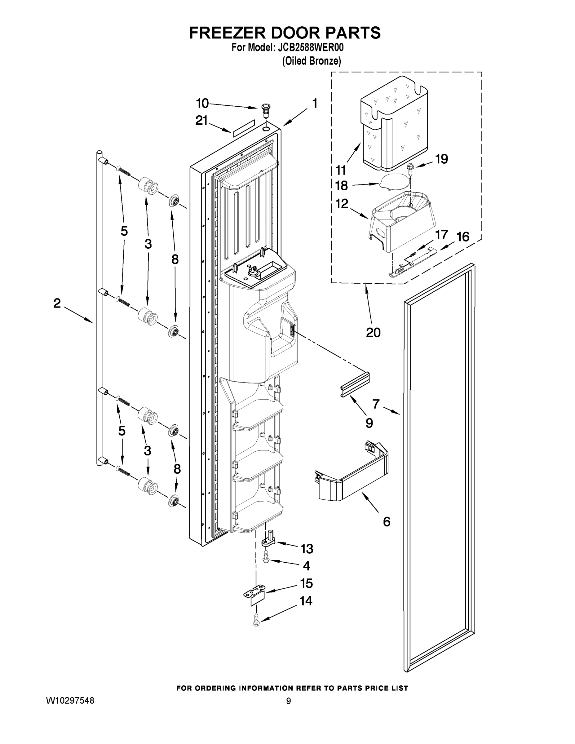 06 - FREEZER DOOR PARTS