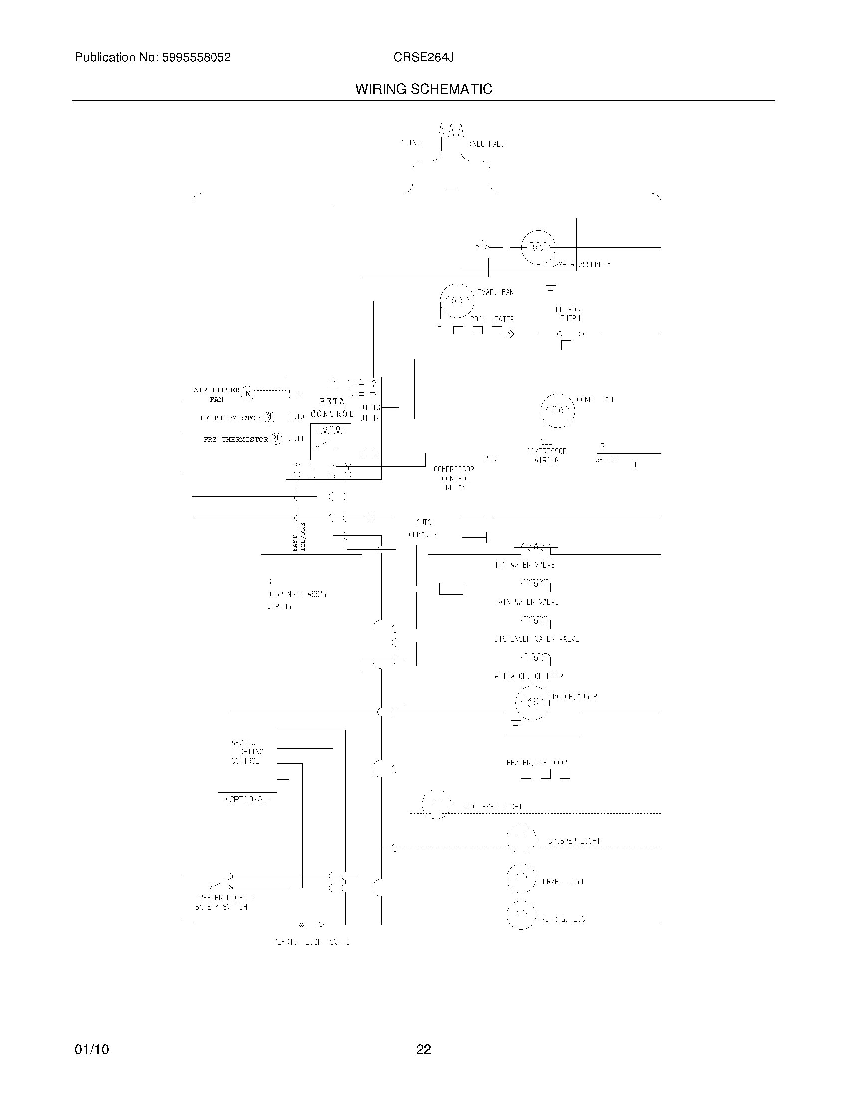 22 - WIRING SCHEMATIC