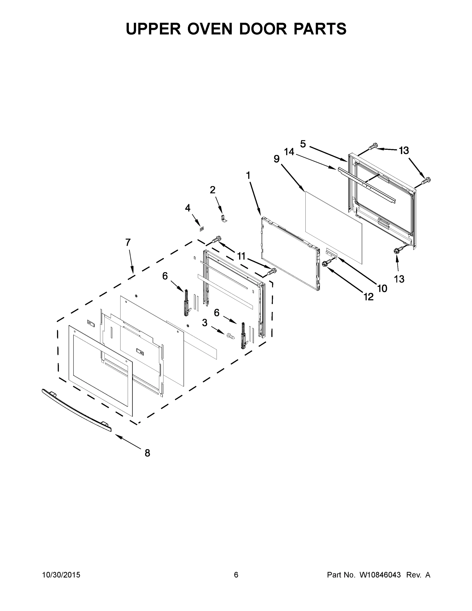 04 - UPPER OVEN DOOR PARTS