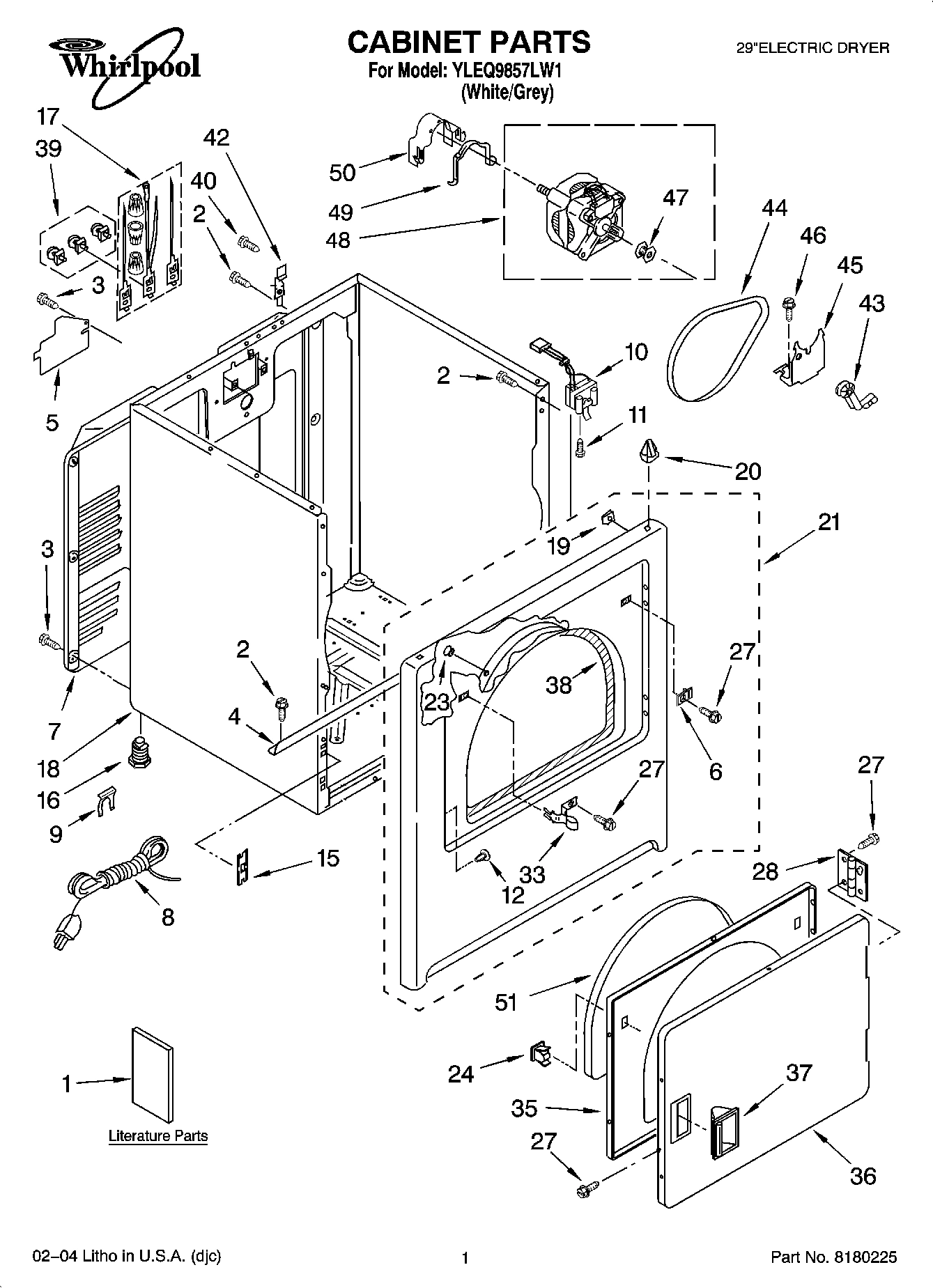 01 - CABINET PARTS
