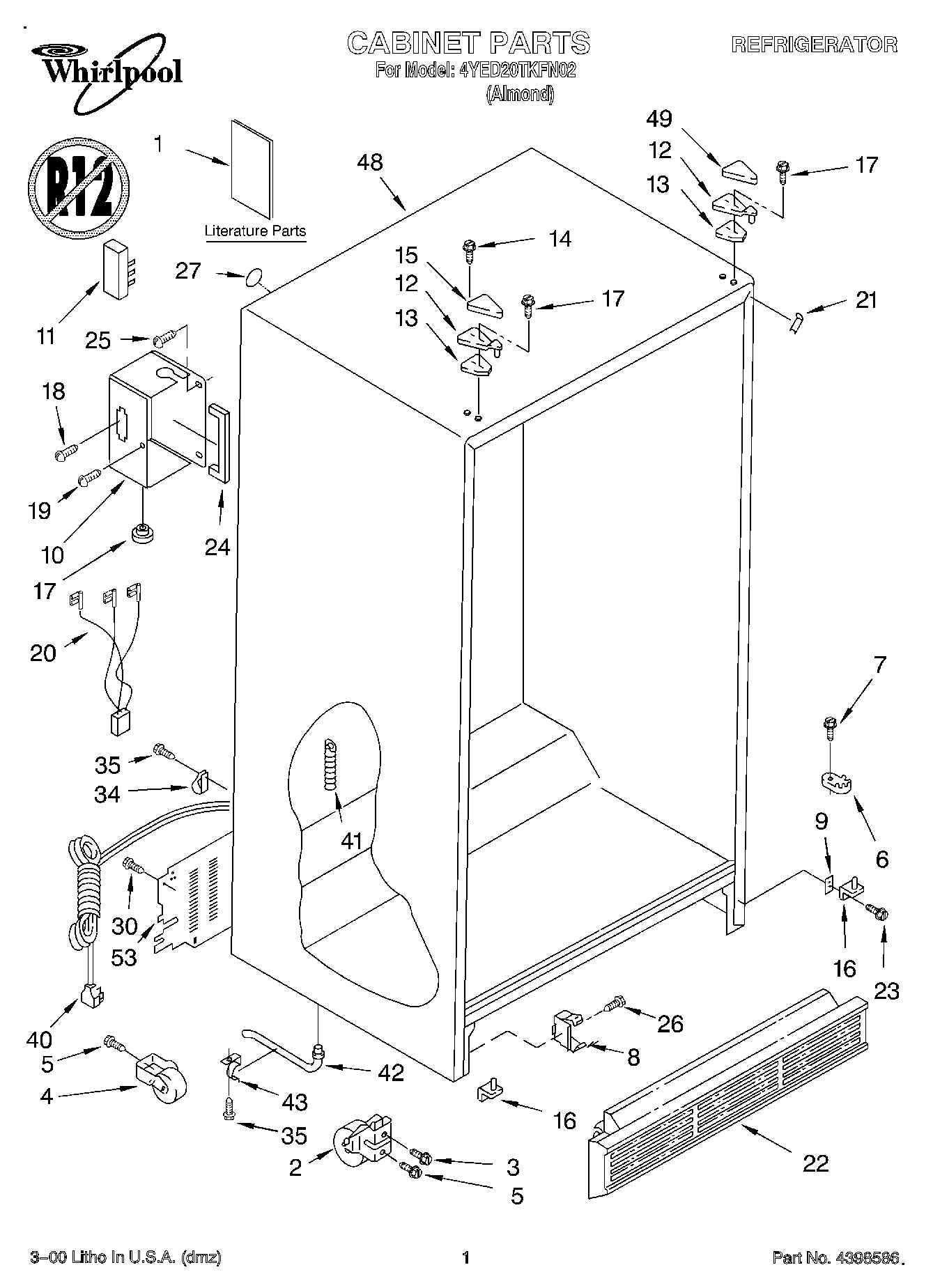 01 - CABINET, LITERATURE