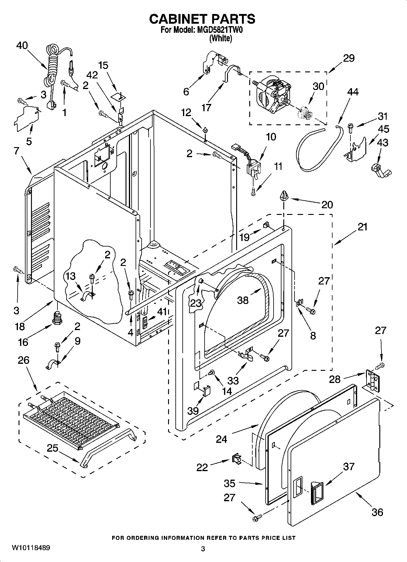 02 - CABINET PARTS