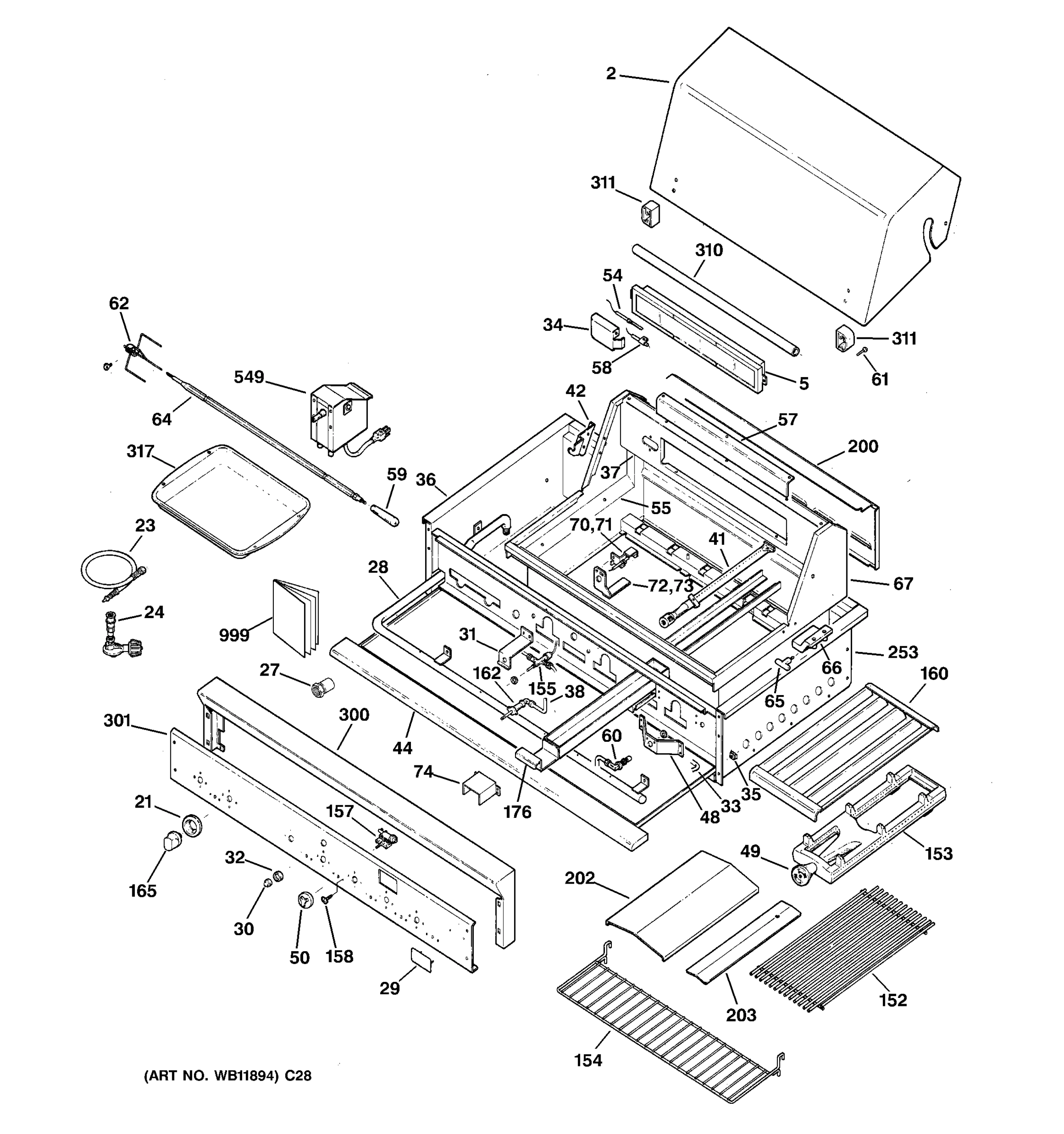 GAS GRILL PARTS