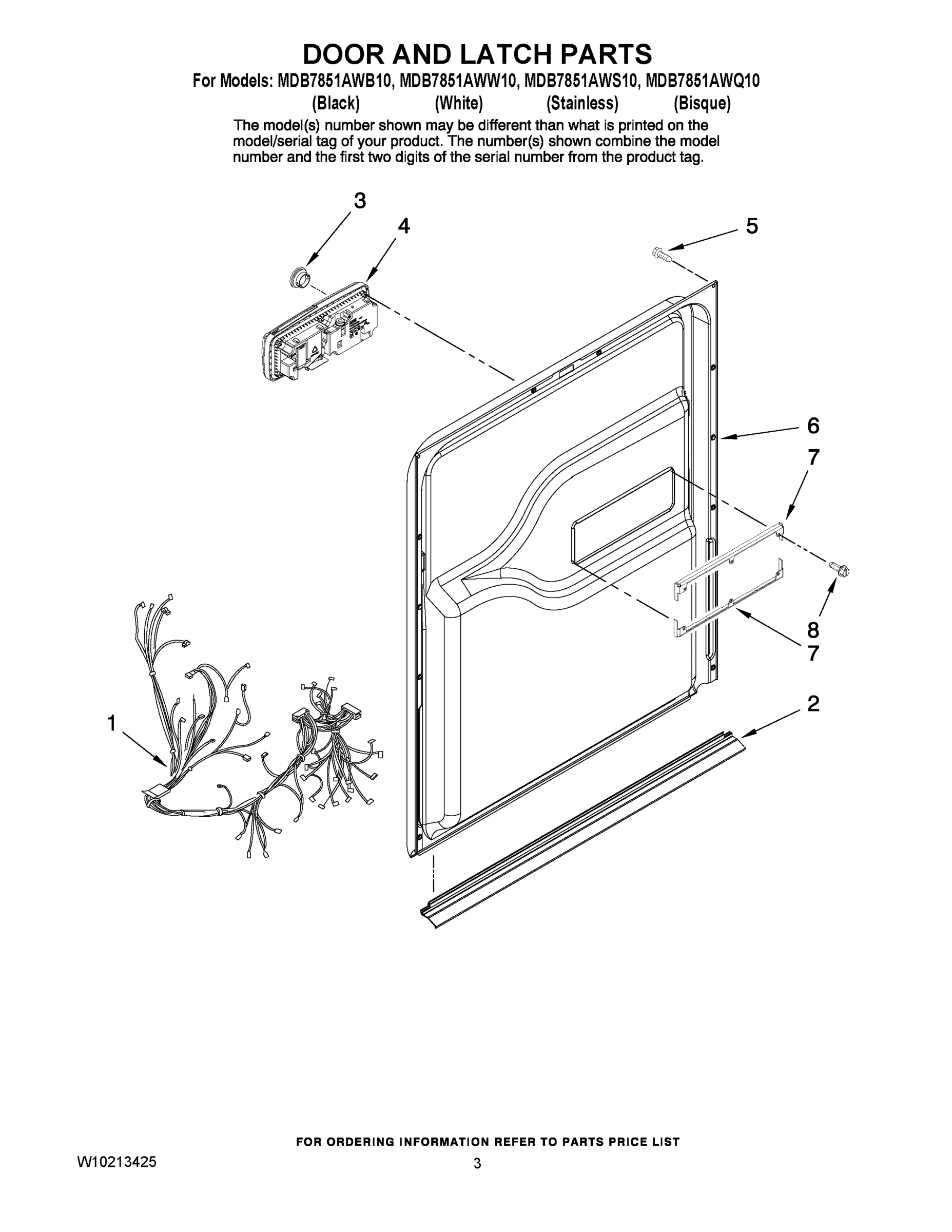 03 - DOOR AND LATCH PARTS