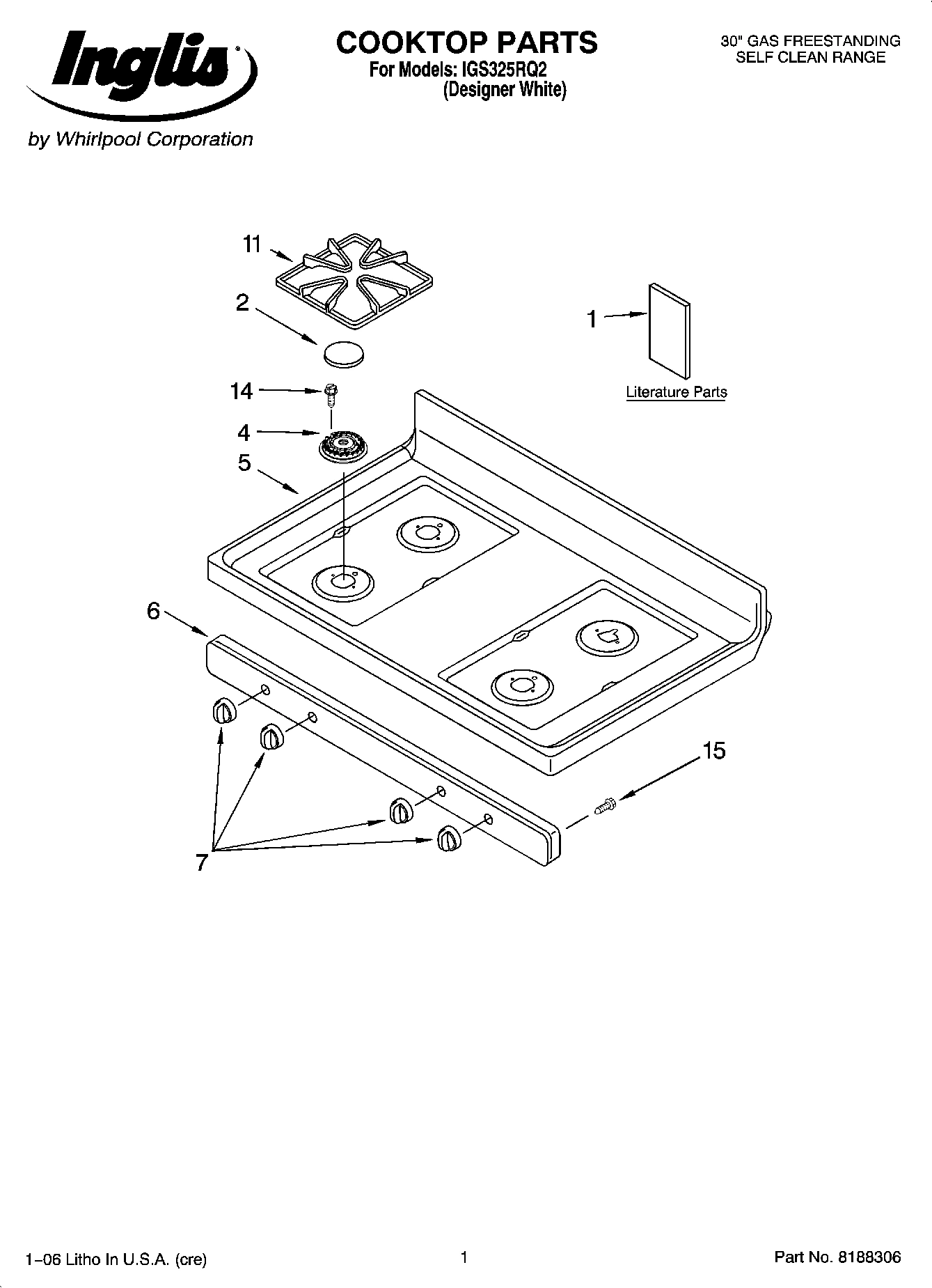 01 - COOKTOP PARTS