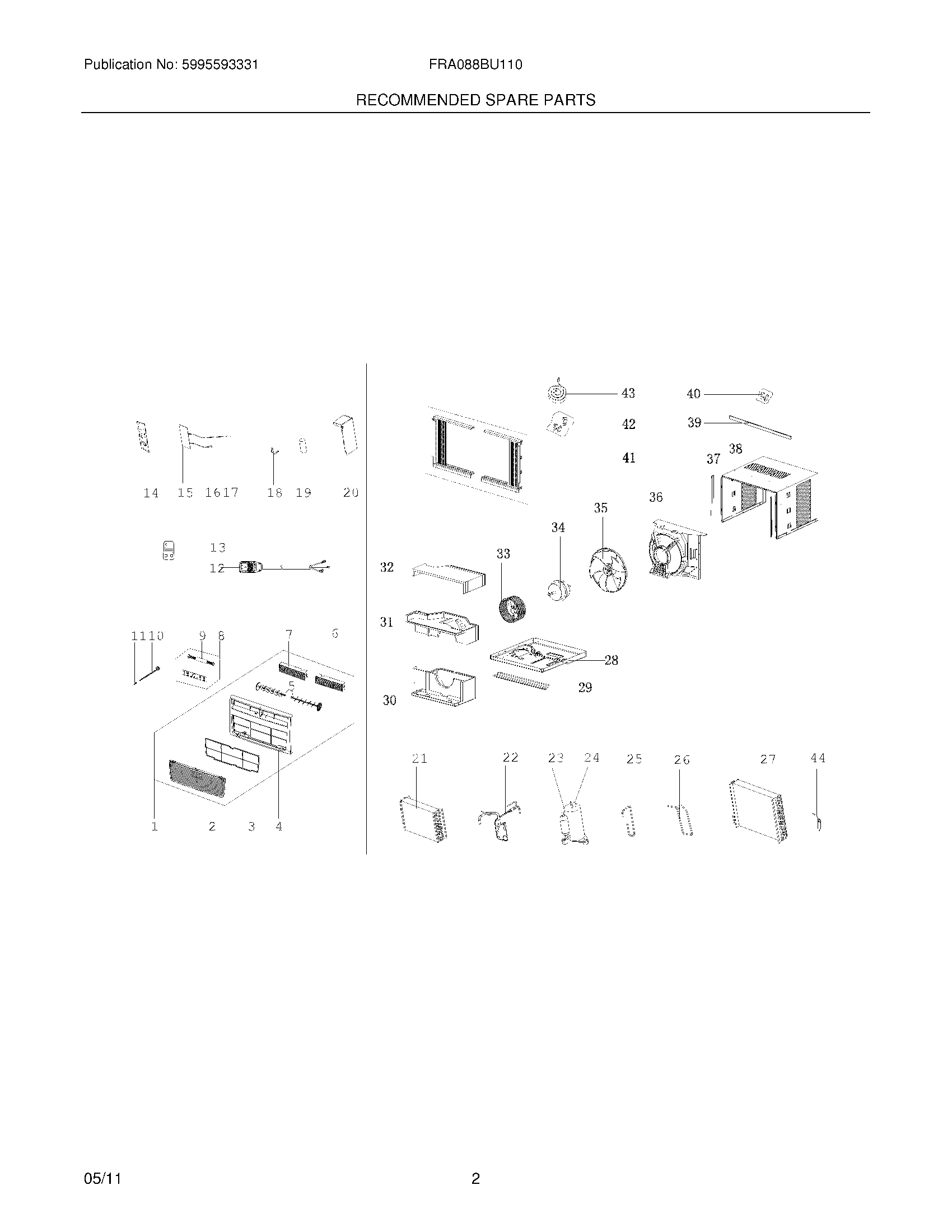 03 - RECOMMENDED SPARE PARTS