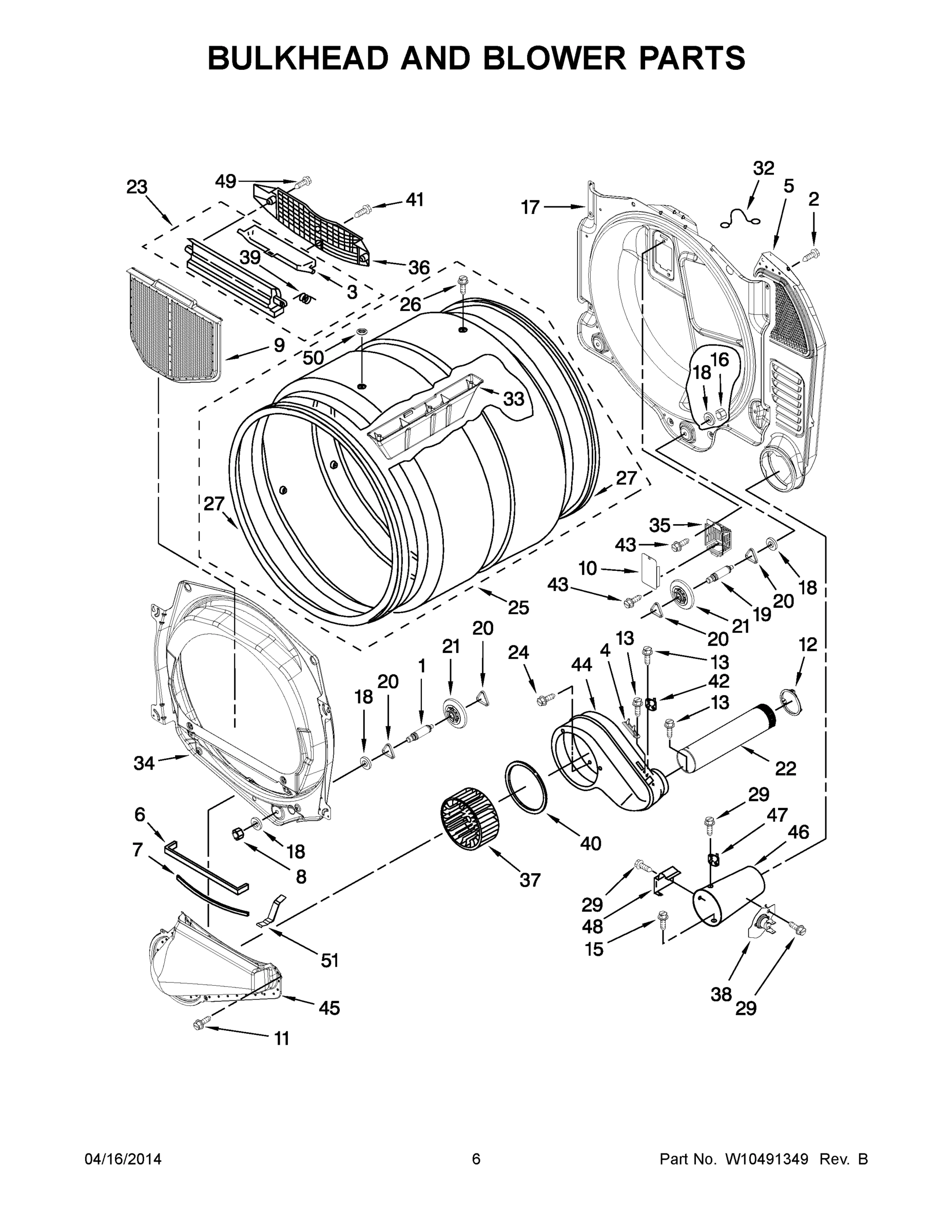 04 - BULKHEAD AND BLOWER PARTS
