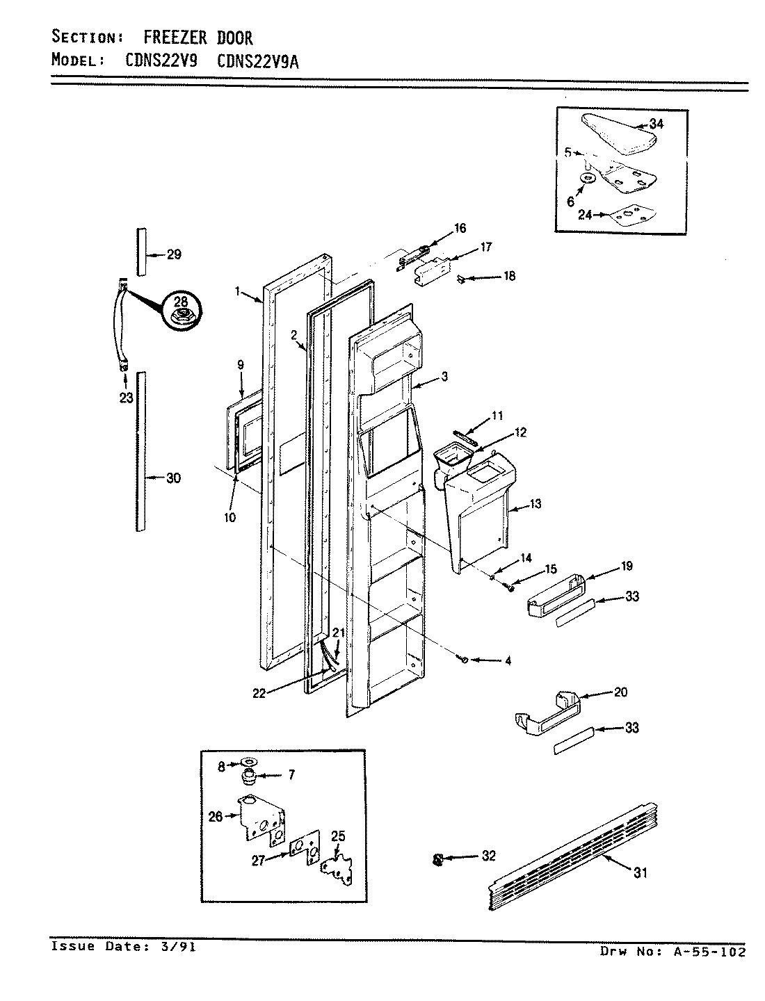 02 - FREEZER DOOR