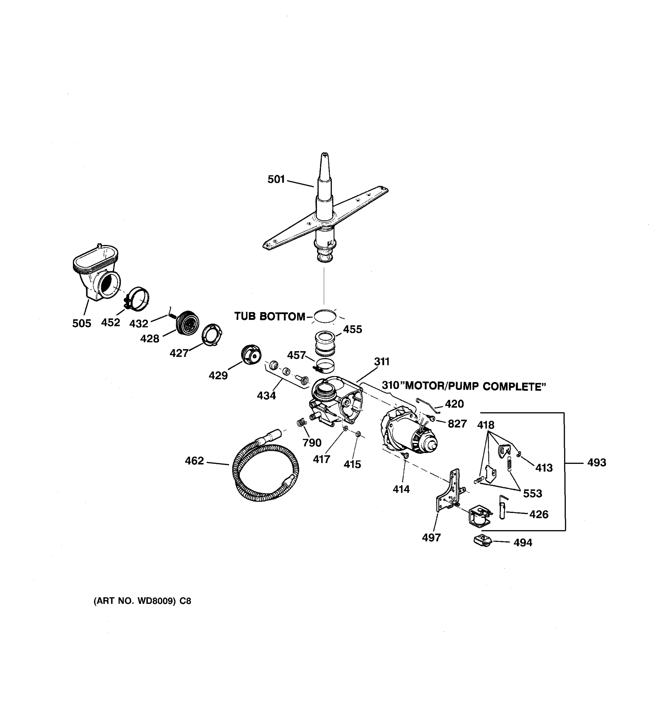 MOTOR-PUMP MECHANISM