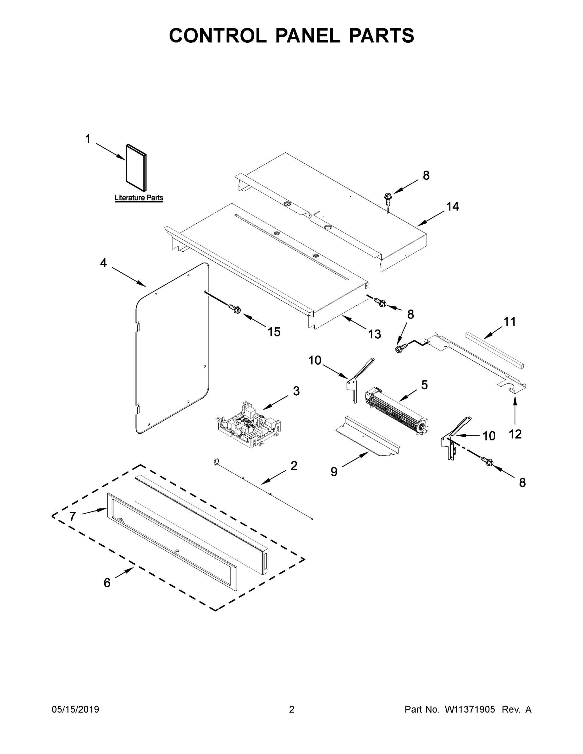 02 - CONTROL PANEL PARTS