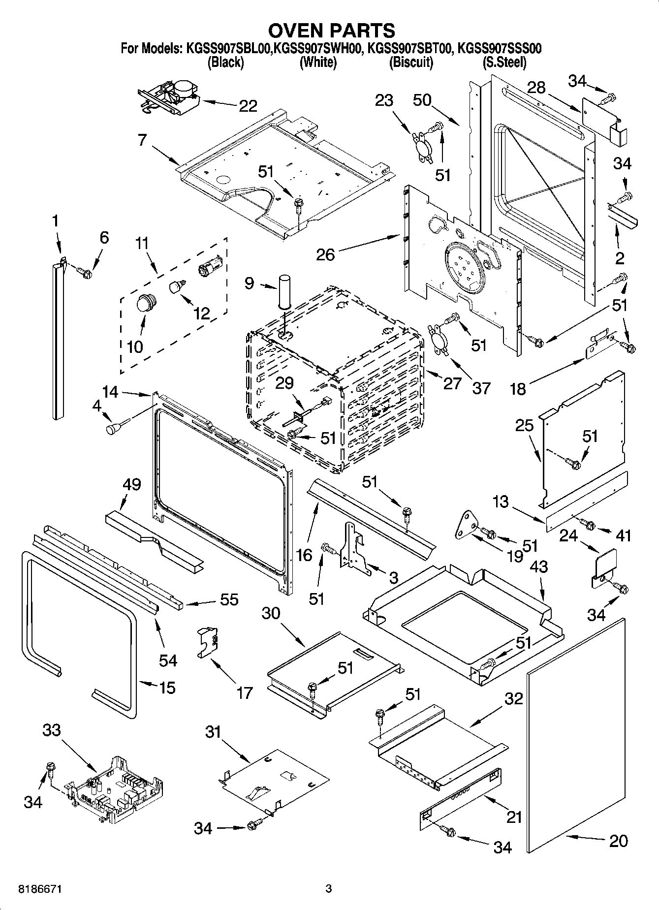 02 - OVEN PARTS