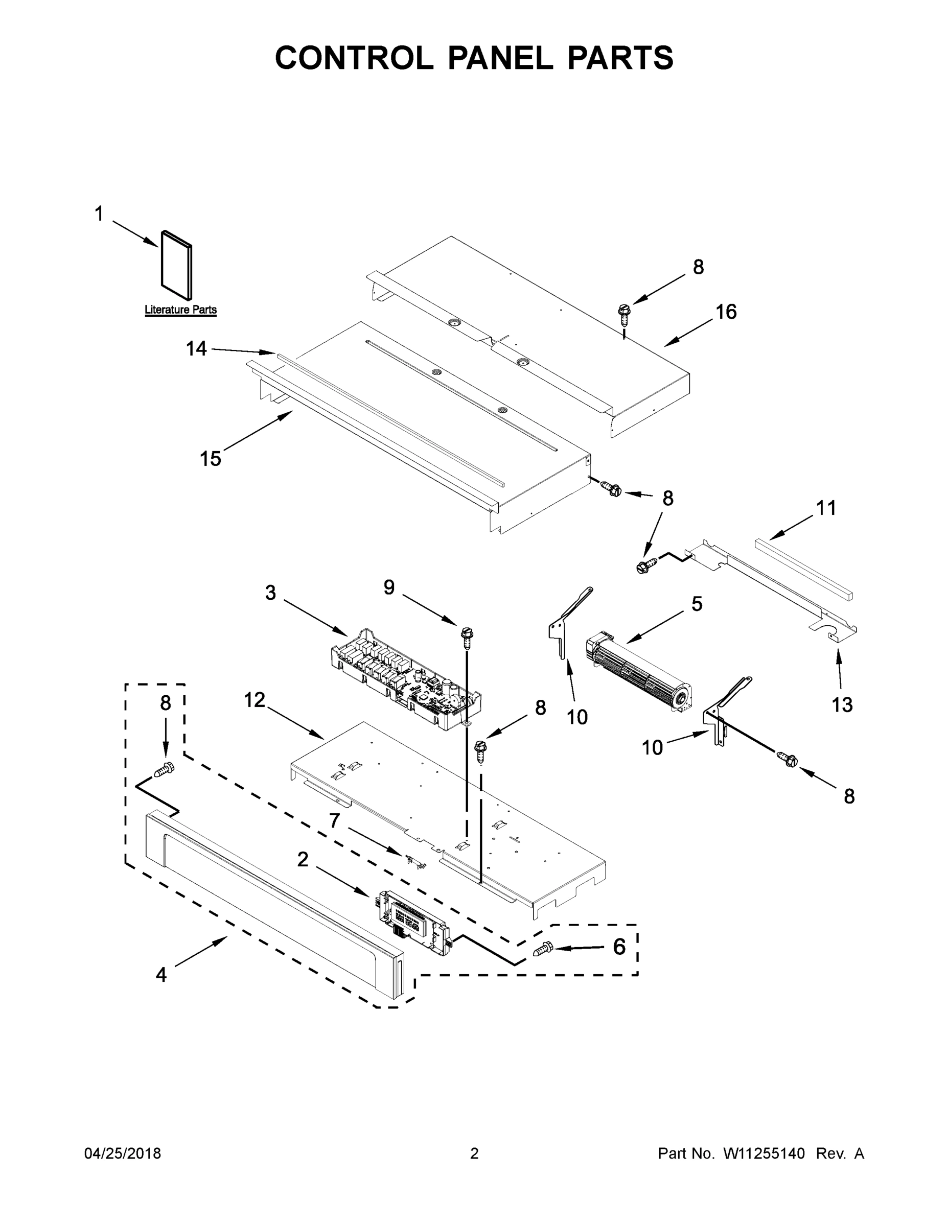 02 - CONTROL PANEL PARTS