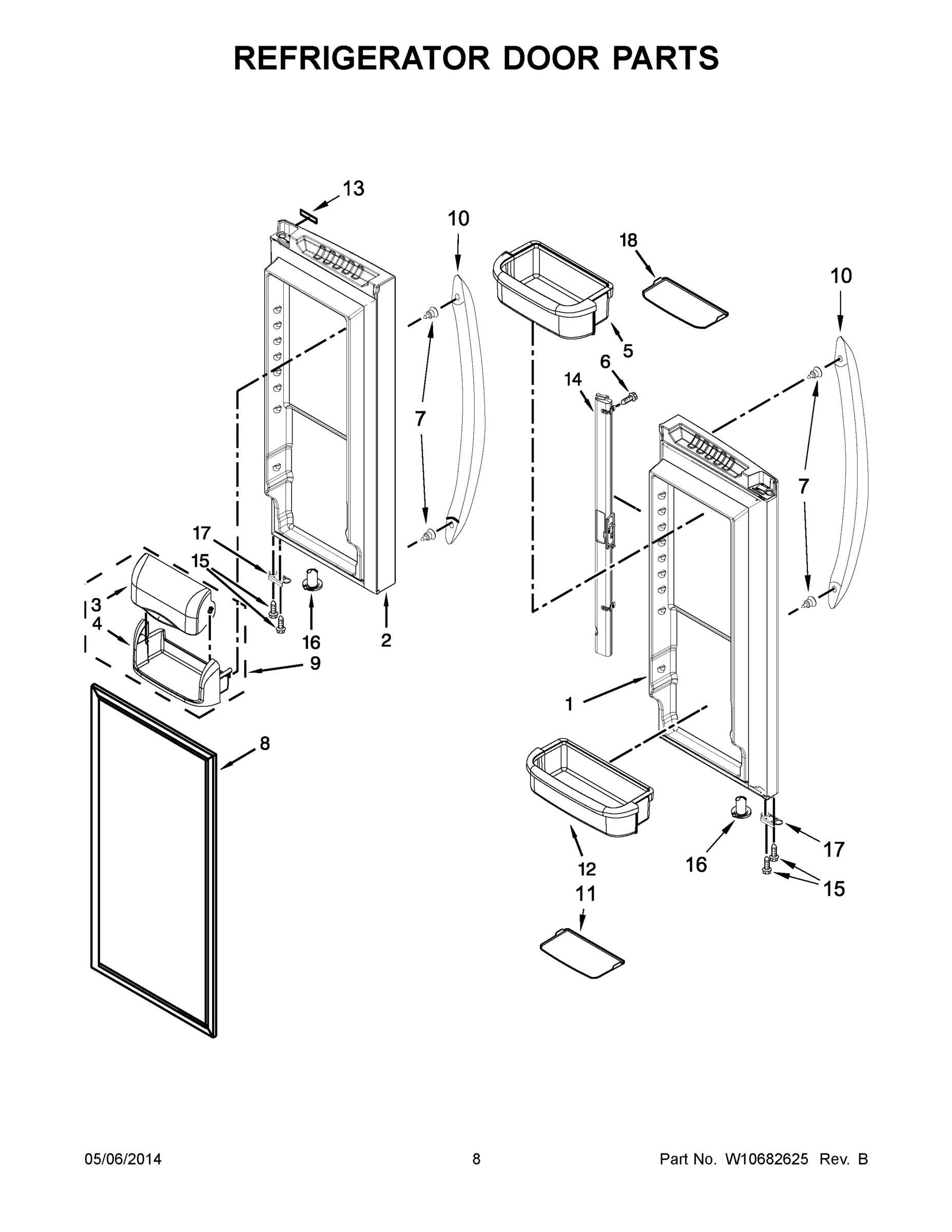 05 - REFRIGERATOR DOOR PARTS
