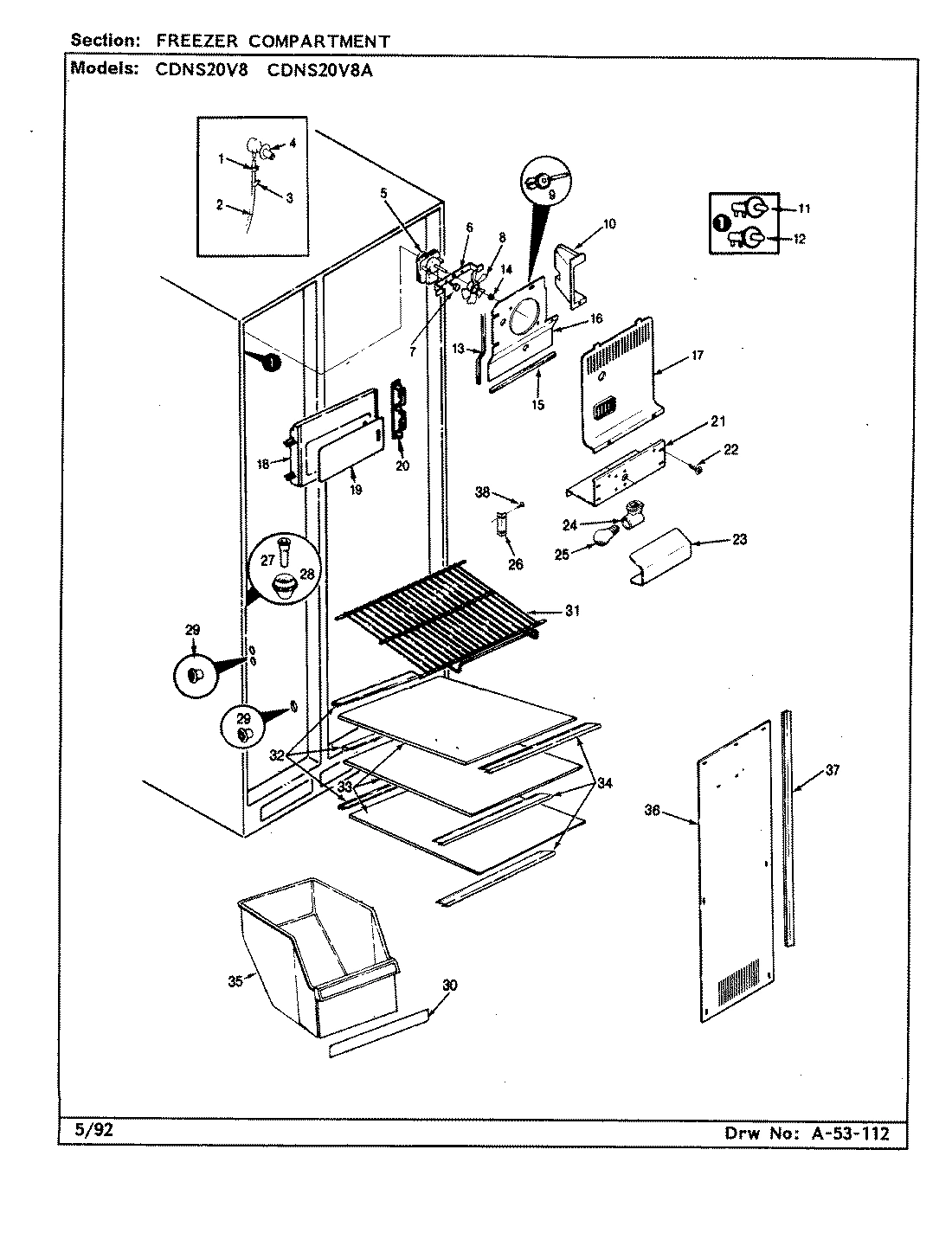 01 - FREEZER COMPARTMENT