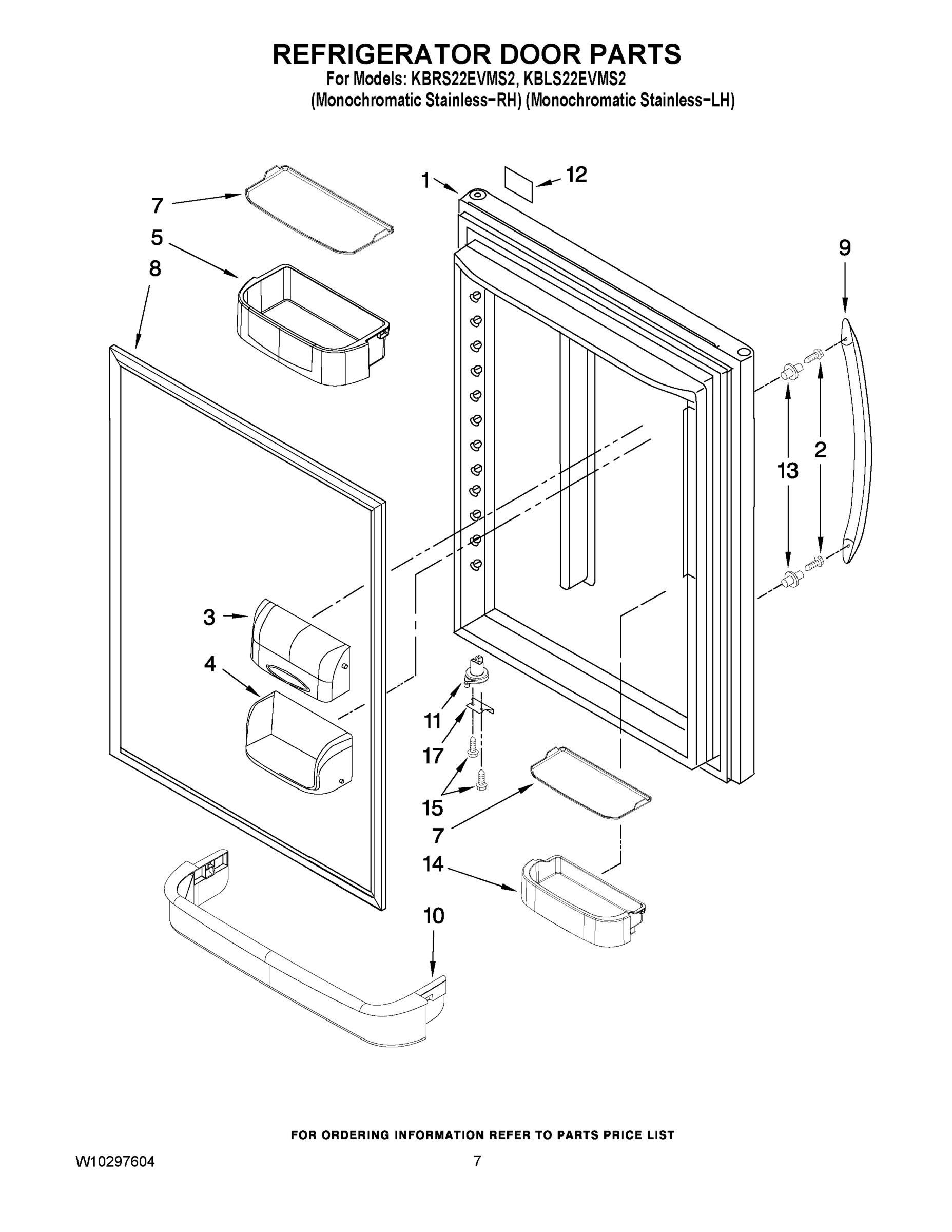 04 - REFRIGERATOR DOOR PARTS