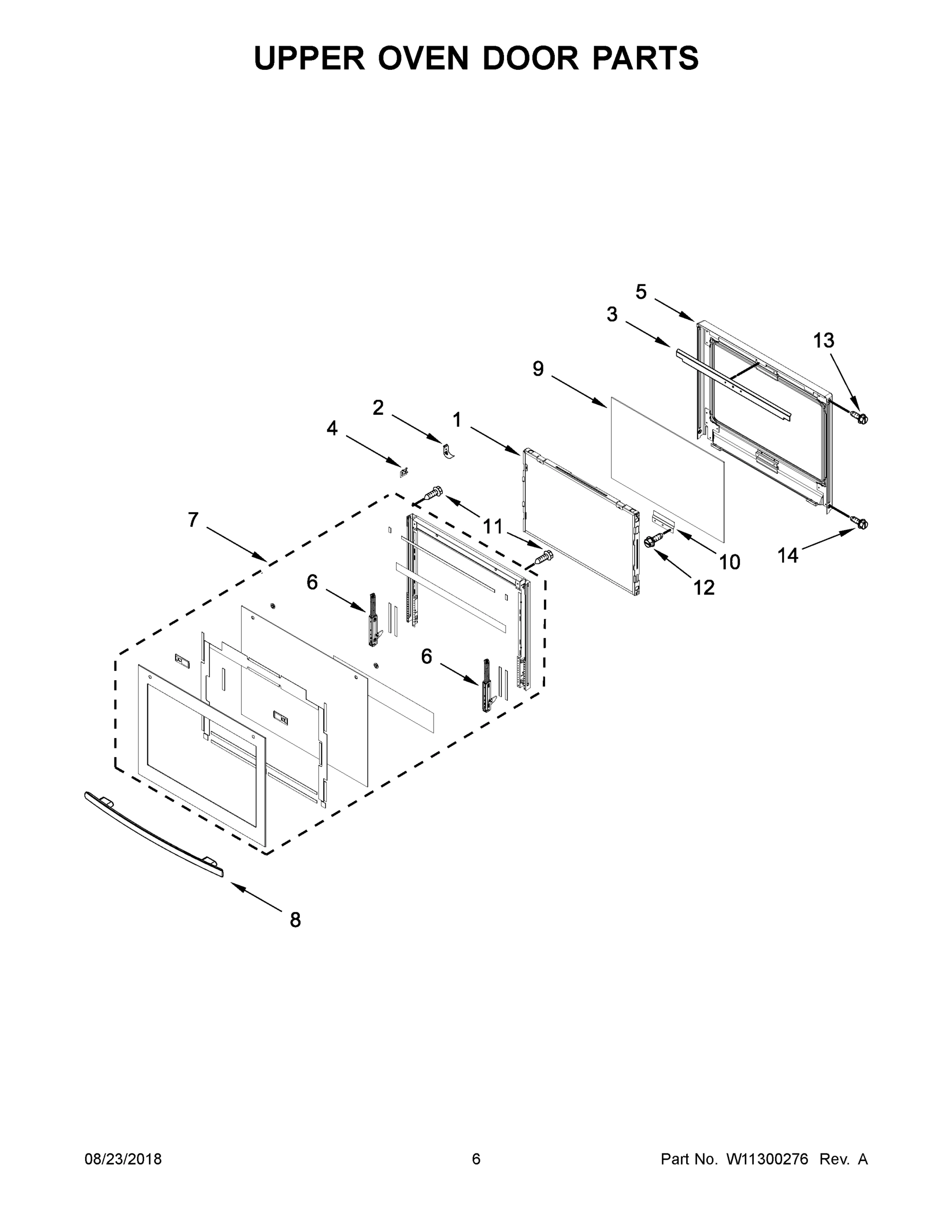 04 - UPPER OVEN DOOR PARTS