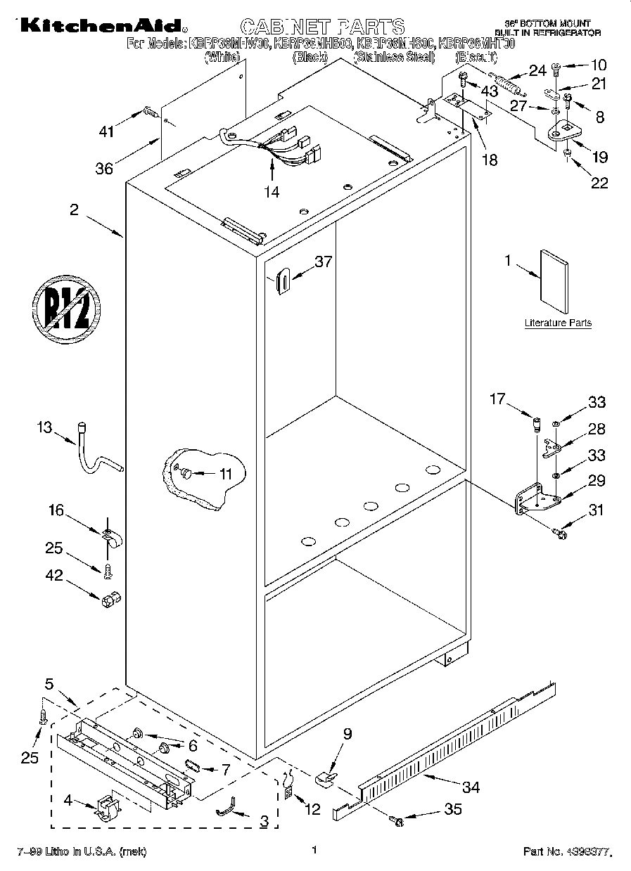 01 - CABINET, LITERATURE