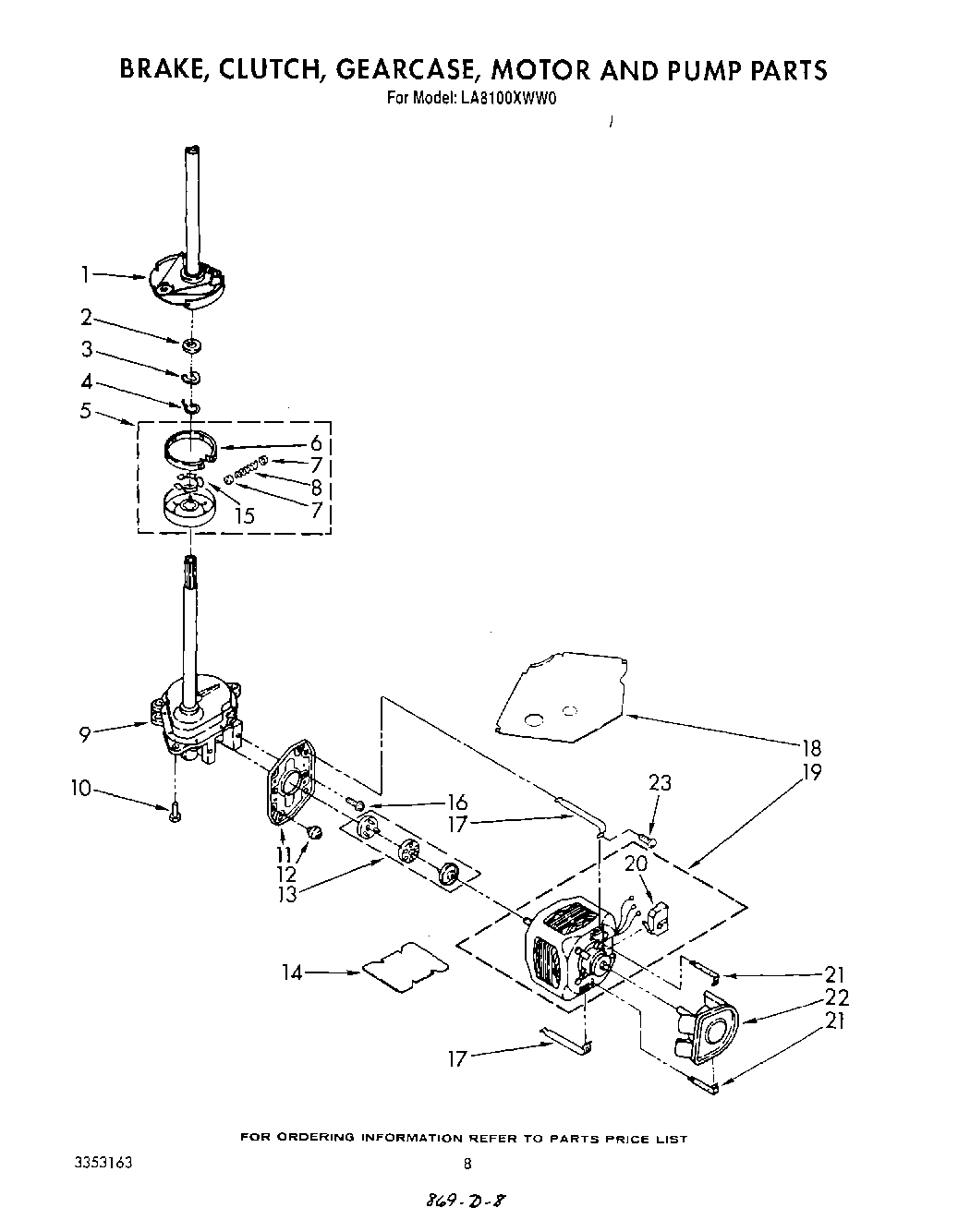 06 - BRAKE, CLUTCH, GEARCASE, MOTOR AND PUMP