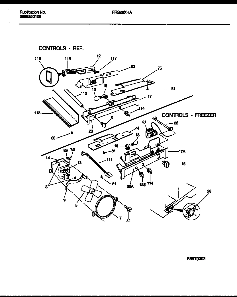 07 - REFRIGERATOR CONTROL ASSEMBLY, DAMP
