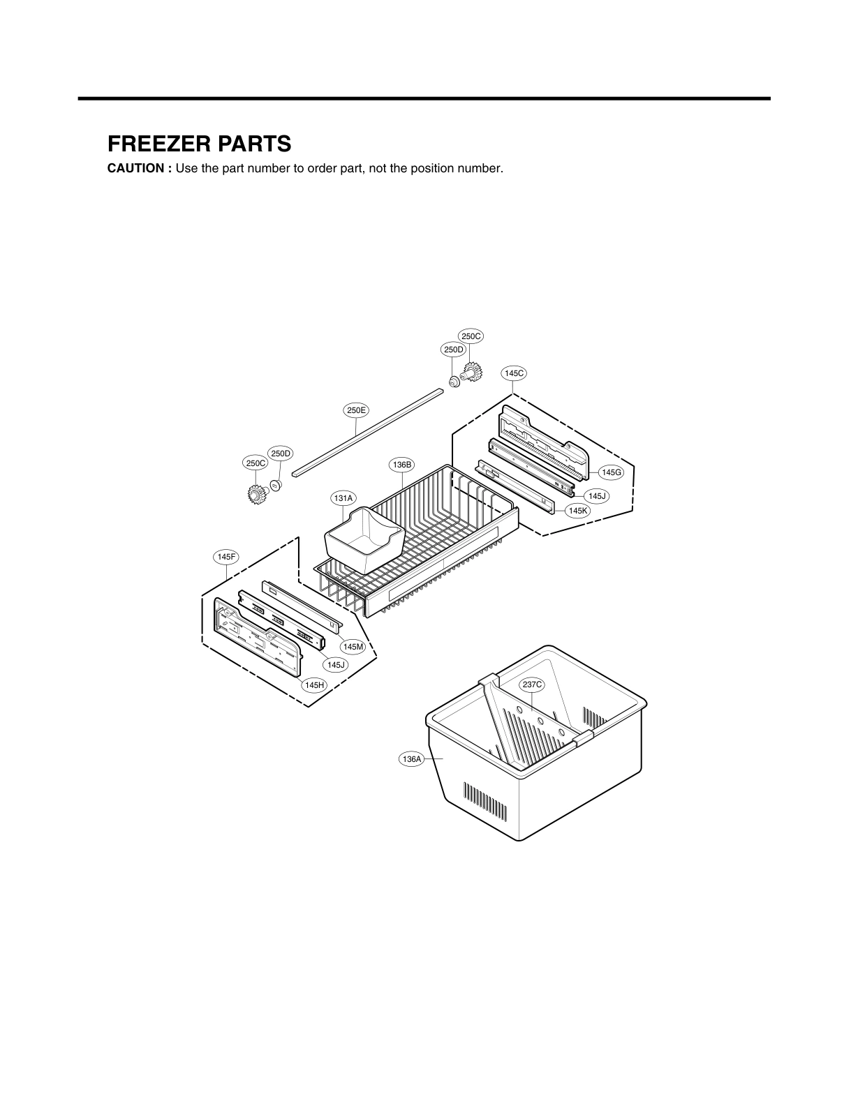 FREEZER PARTS