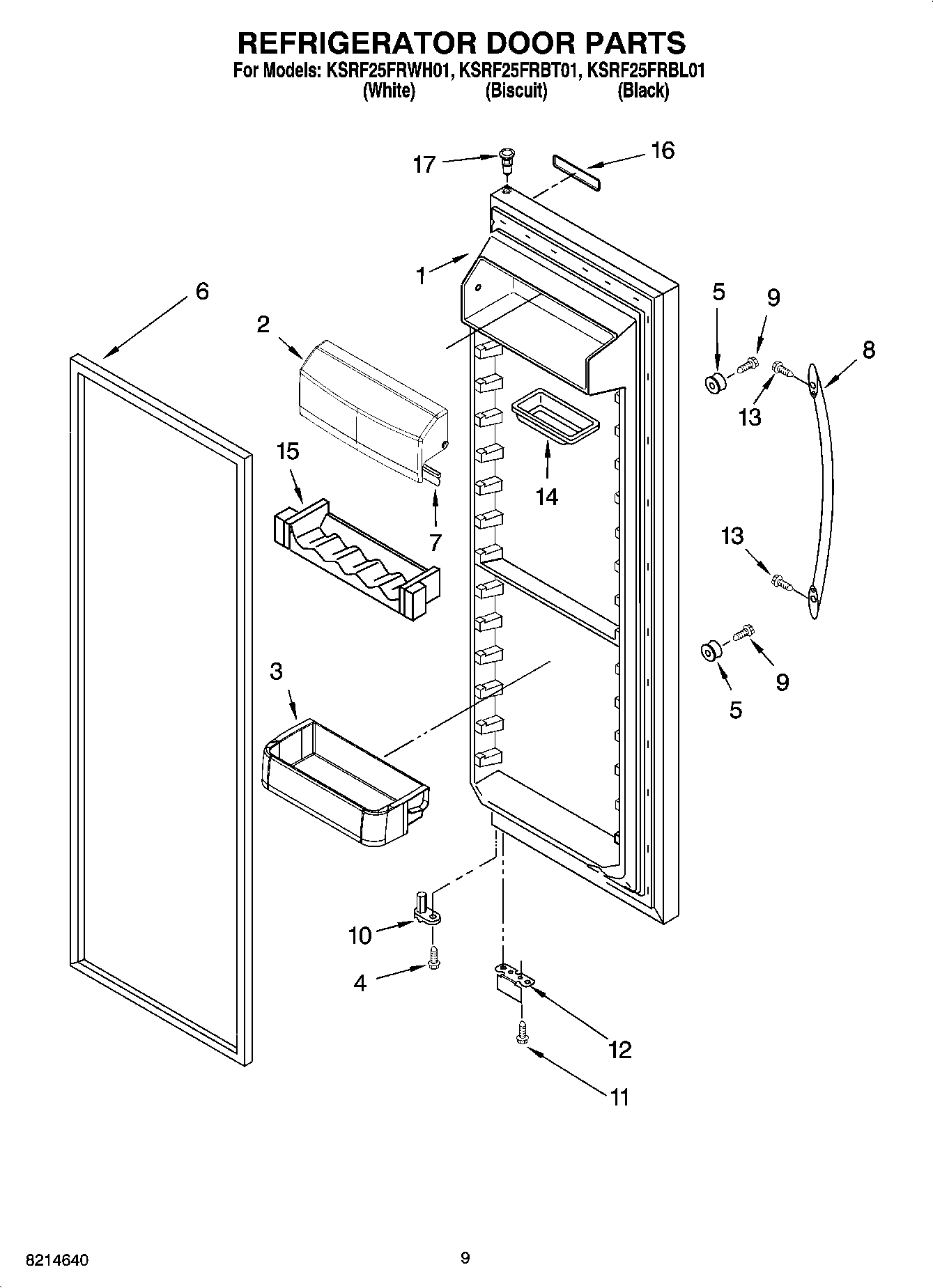 06 - REFRIGERATOR DOOR PARTS