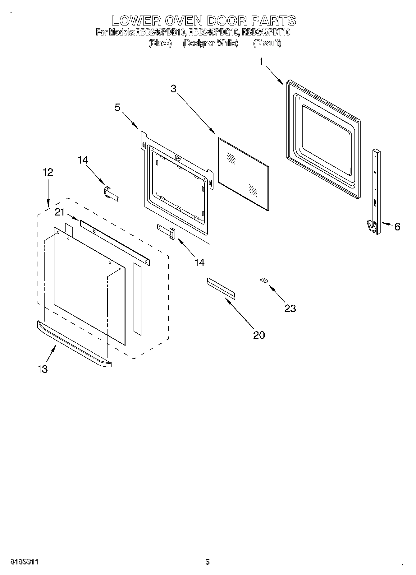 03 - LOWER OVEN DOOR