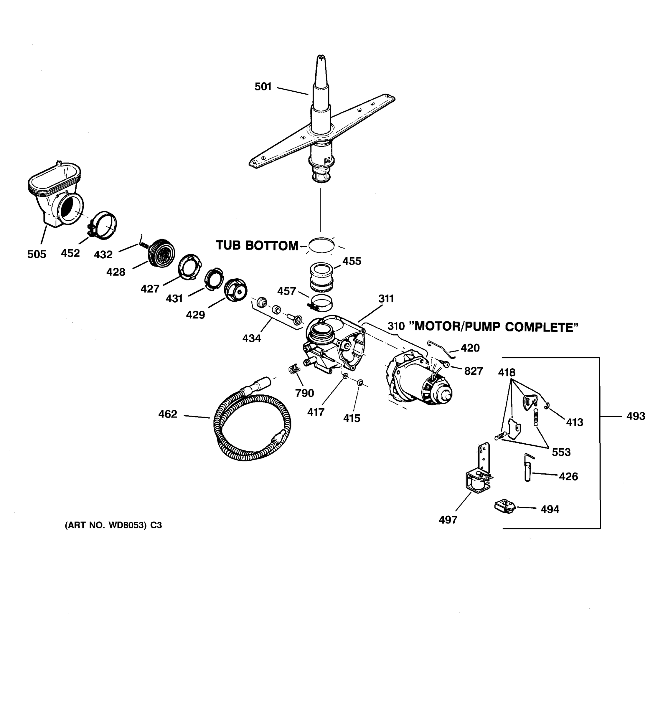 MOTOR-PUMP MECHANISM