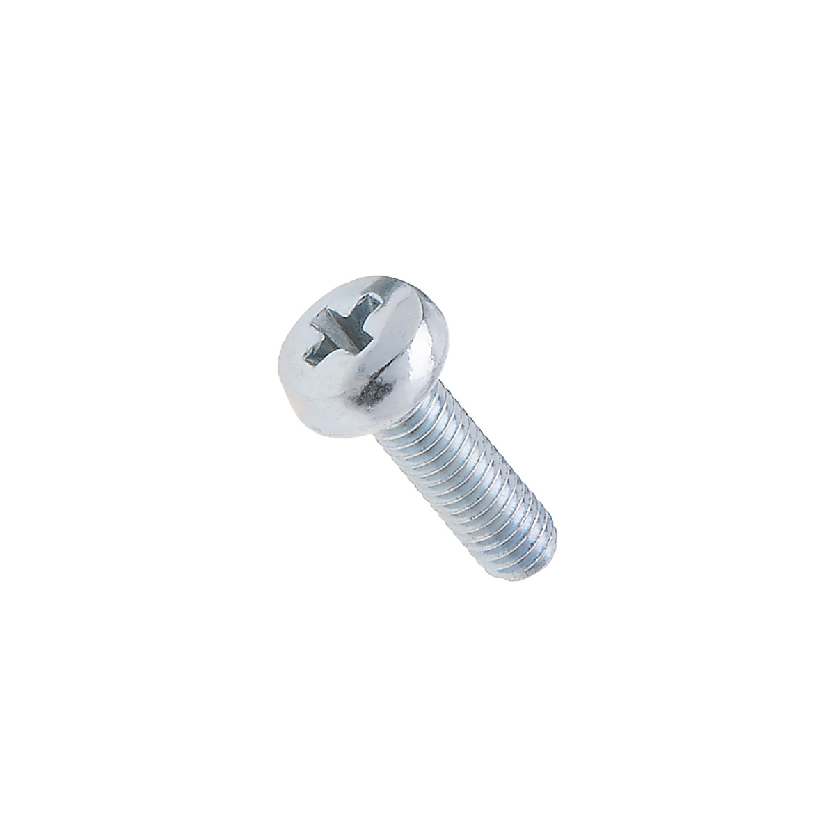 M4 X 6mm Pan Head Phillips Machine Screws Steel Zinc 100qty NSI 