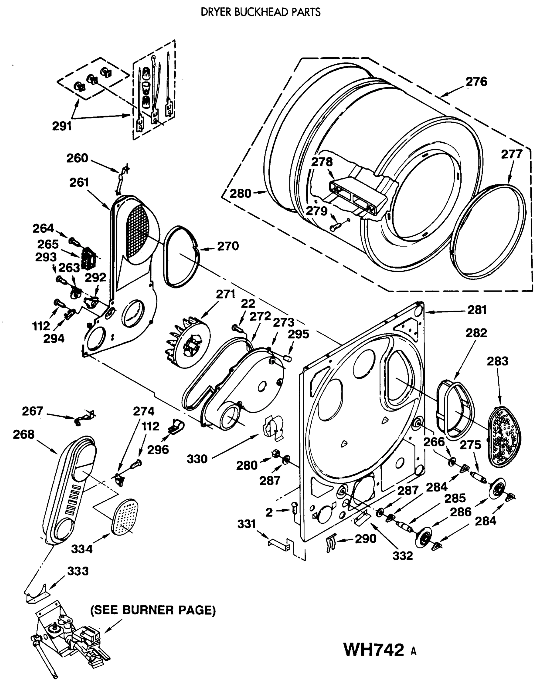 DRYER BUCKHEAD PARTS