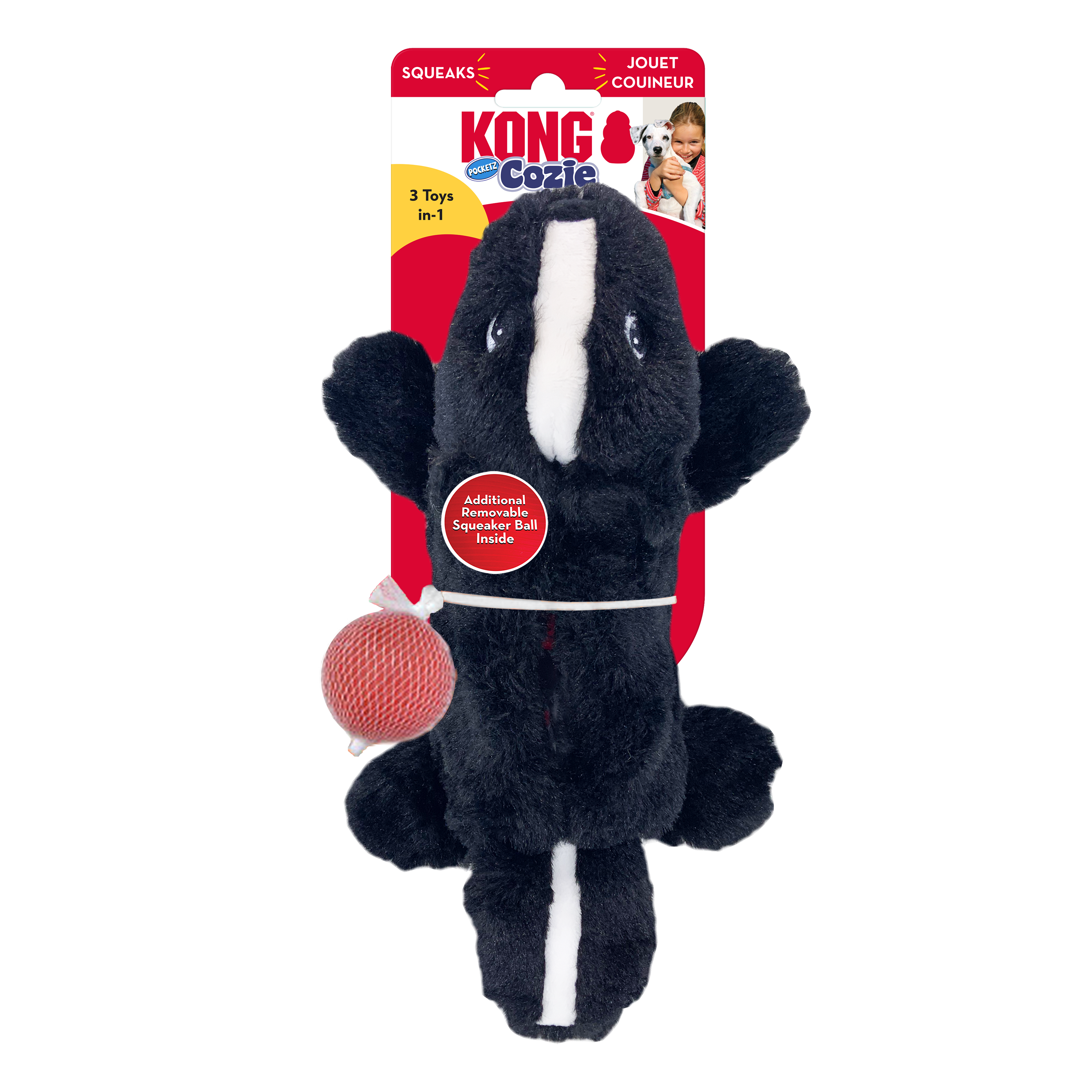 Cozie Pocketz Skunk onpack product image