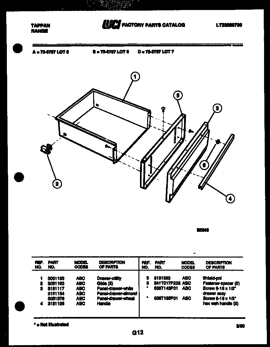 10 - DRAWER PARTS