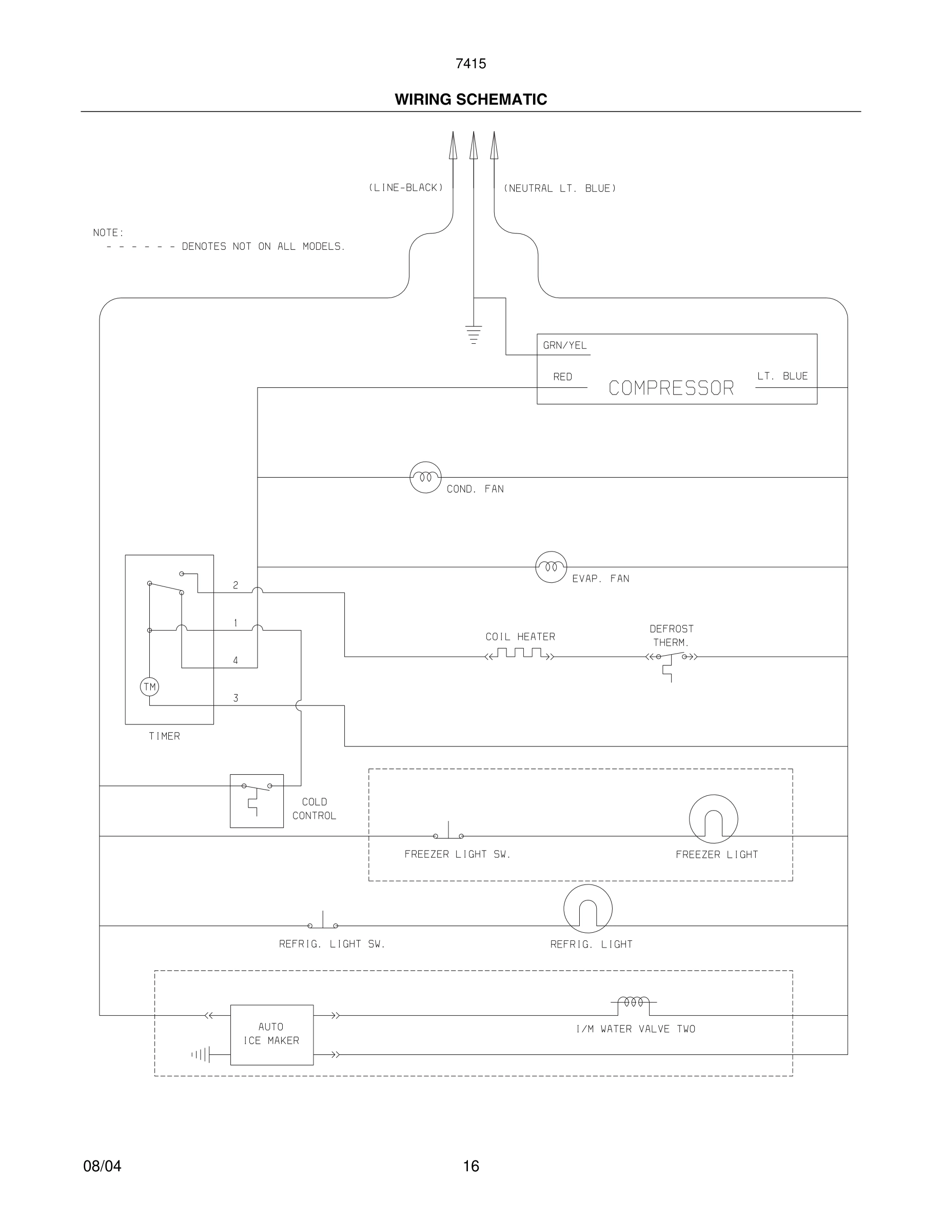 16 - WIRING SCHEMATIC