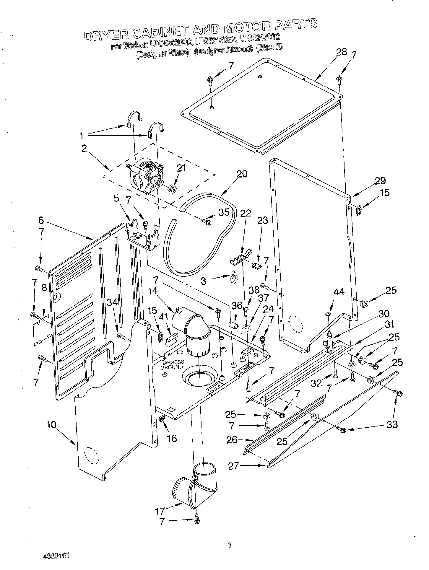 03 - DRYER CABINET AND MOTOR