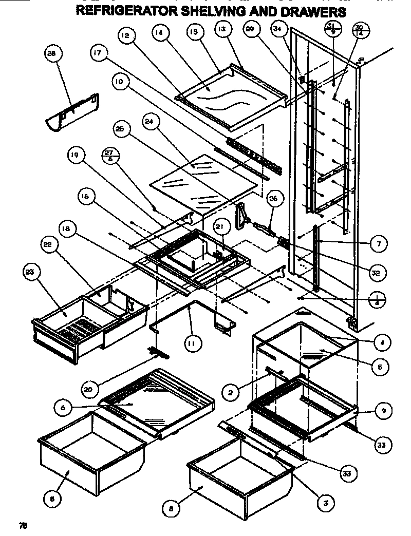 15 - SHELVING & DRAWERS (REF)