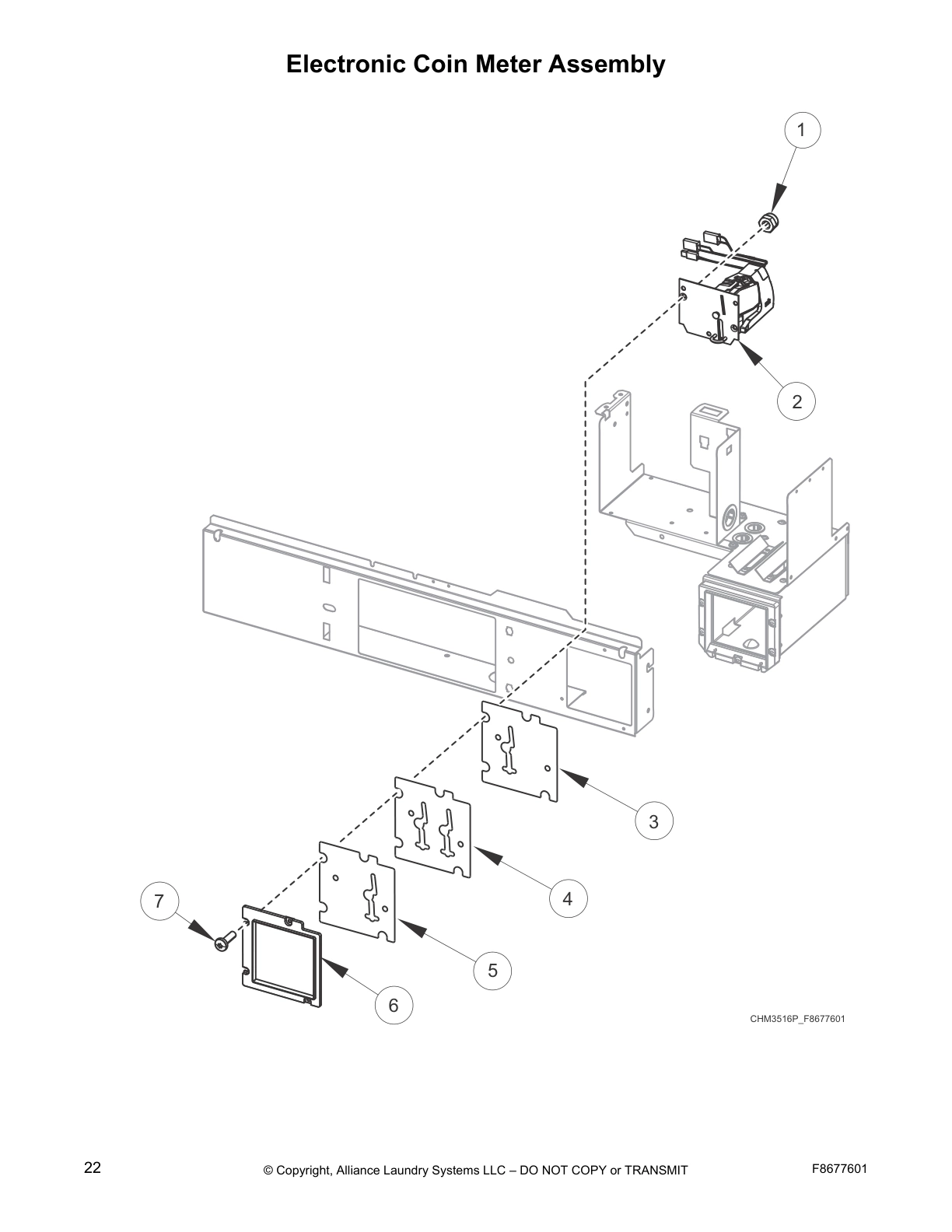 Electronic Coin Meter Assembly