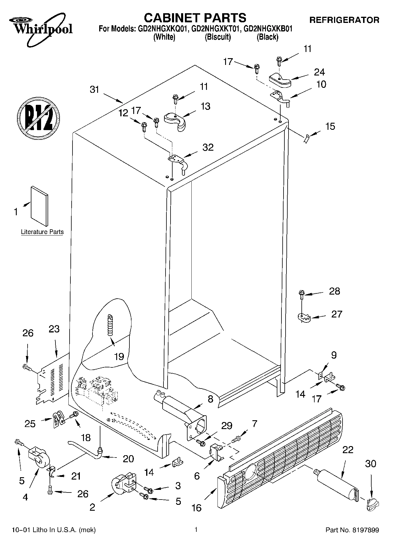 01 - CABINET, LITERATURE