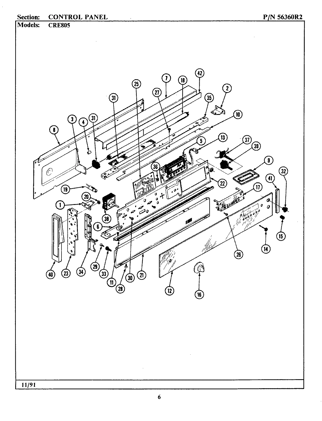 02 - CONTROL PANEL (CRE805)