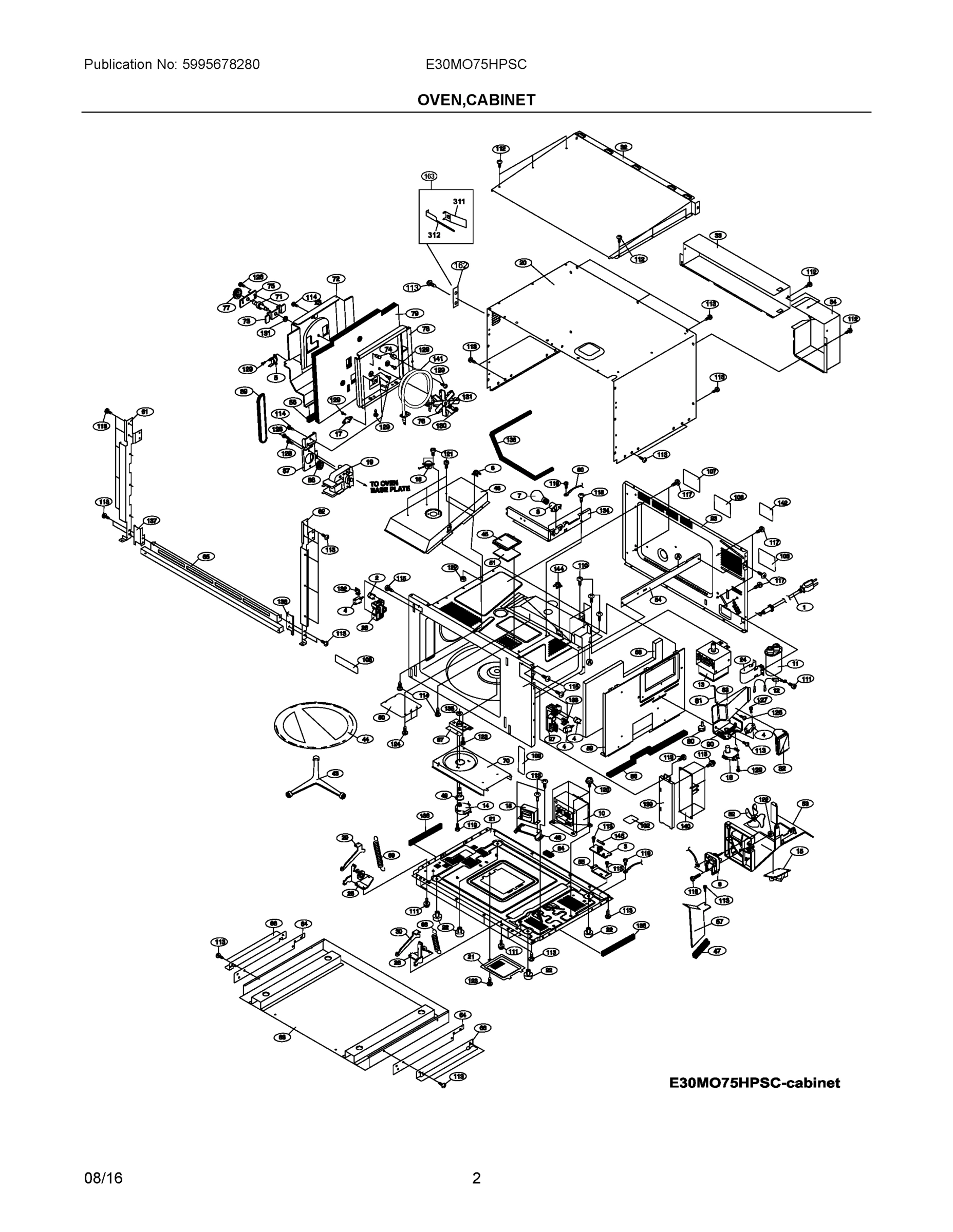 02 - OVEN,CABINET