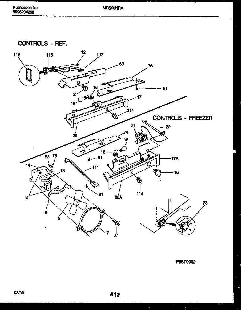 07 - REFRIGERATOR CONTROL ASSEMBLY, DAMP