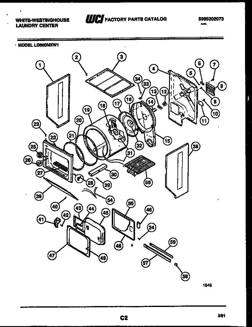 02 - CABINET AND COMPONENT PARTS