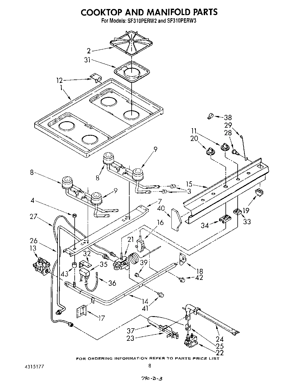 06 - COOKTOP AND MANIFOLD , LITERATURE AND OPTIONAL