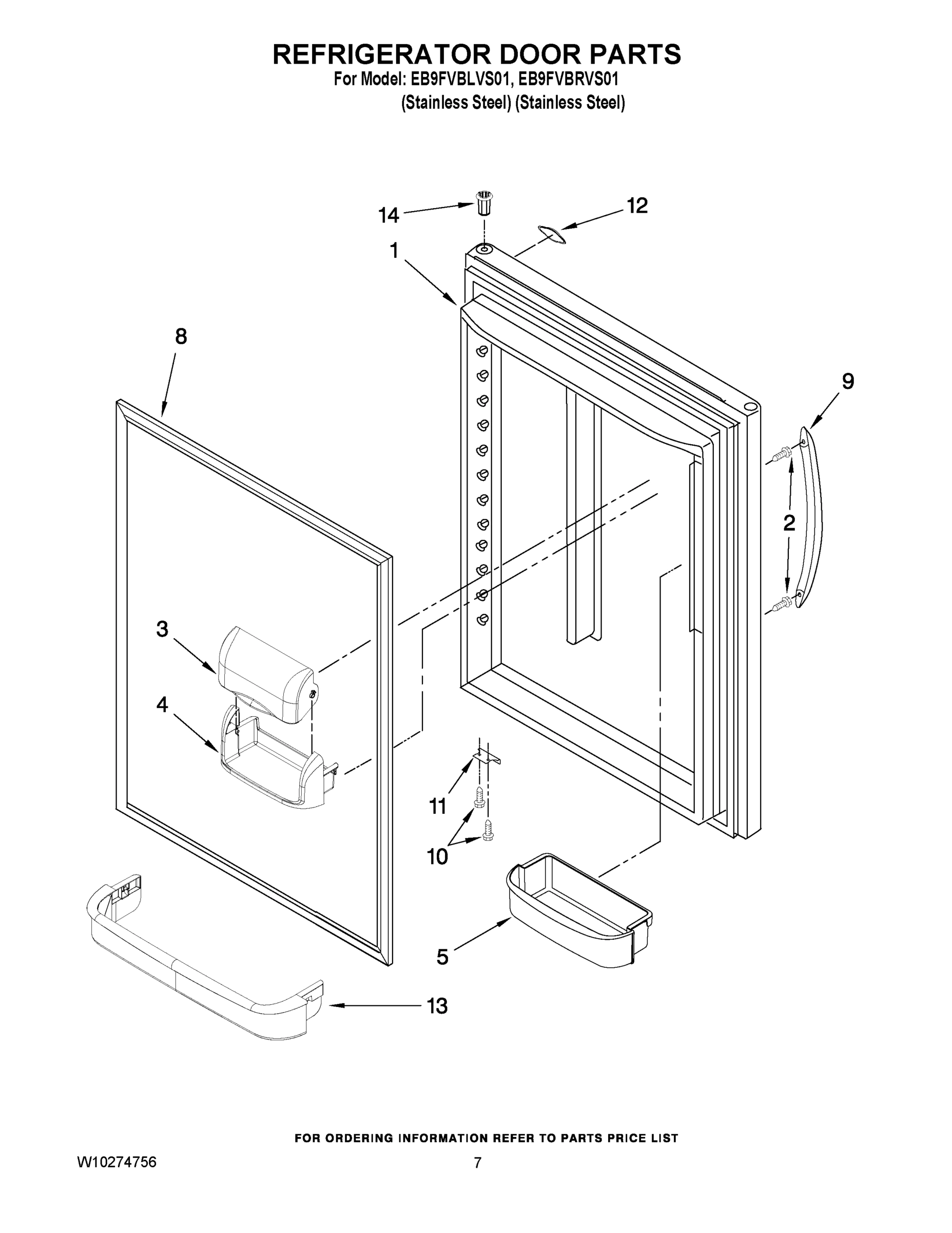 04 - REFRIGERATOR DOOR PARTS