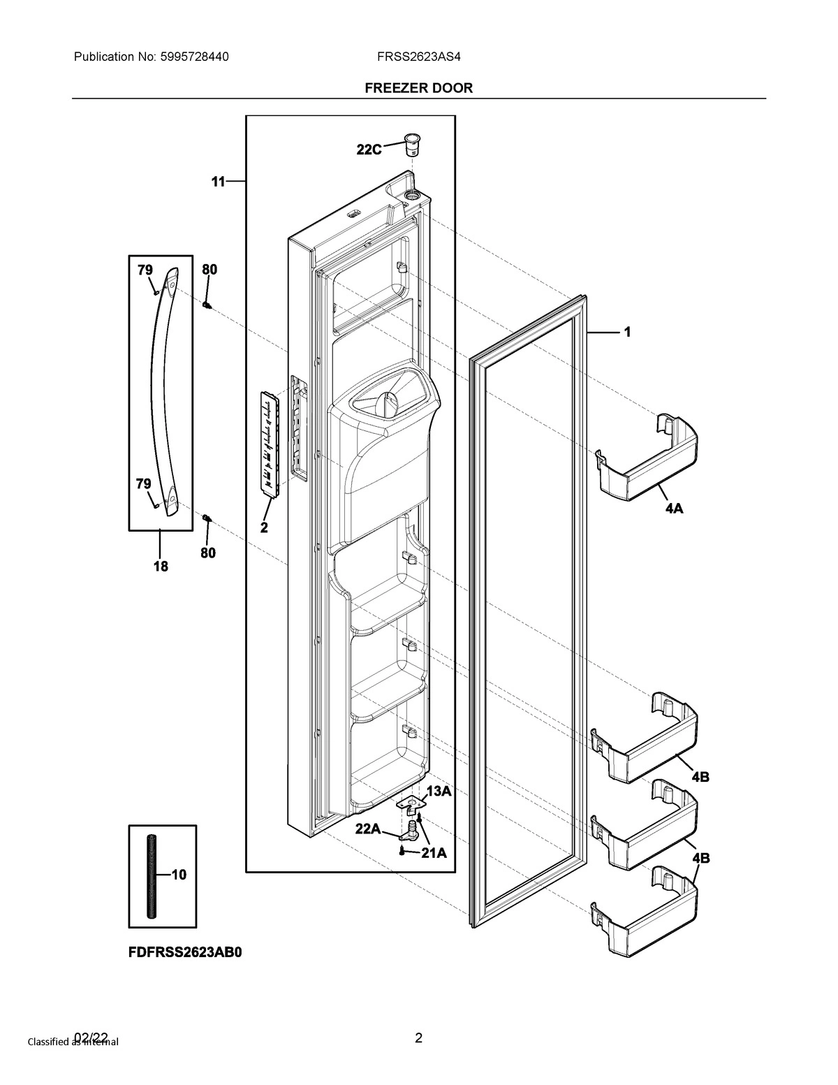 02 - FREEZER DOOR
