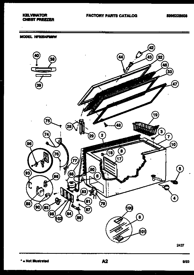 02 - CHEST FREEZER PARTS