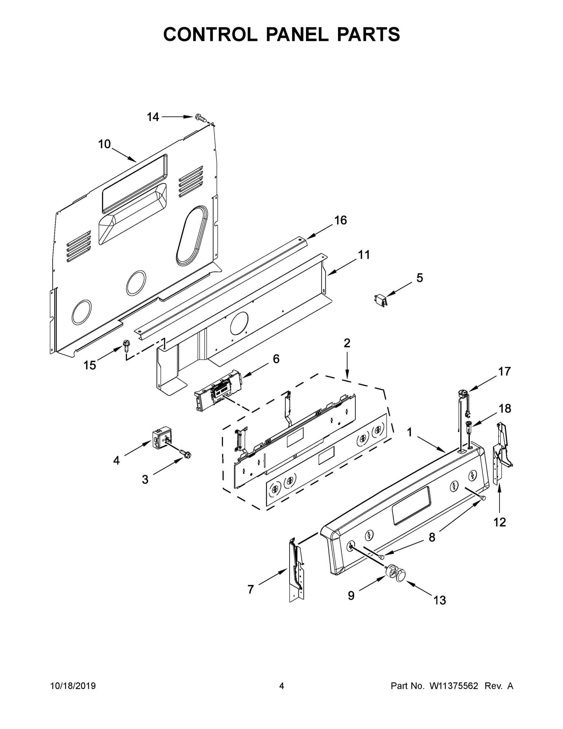 03 - CONTROL PANEL PARTS