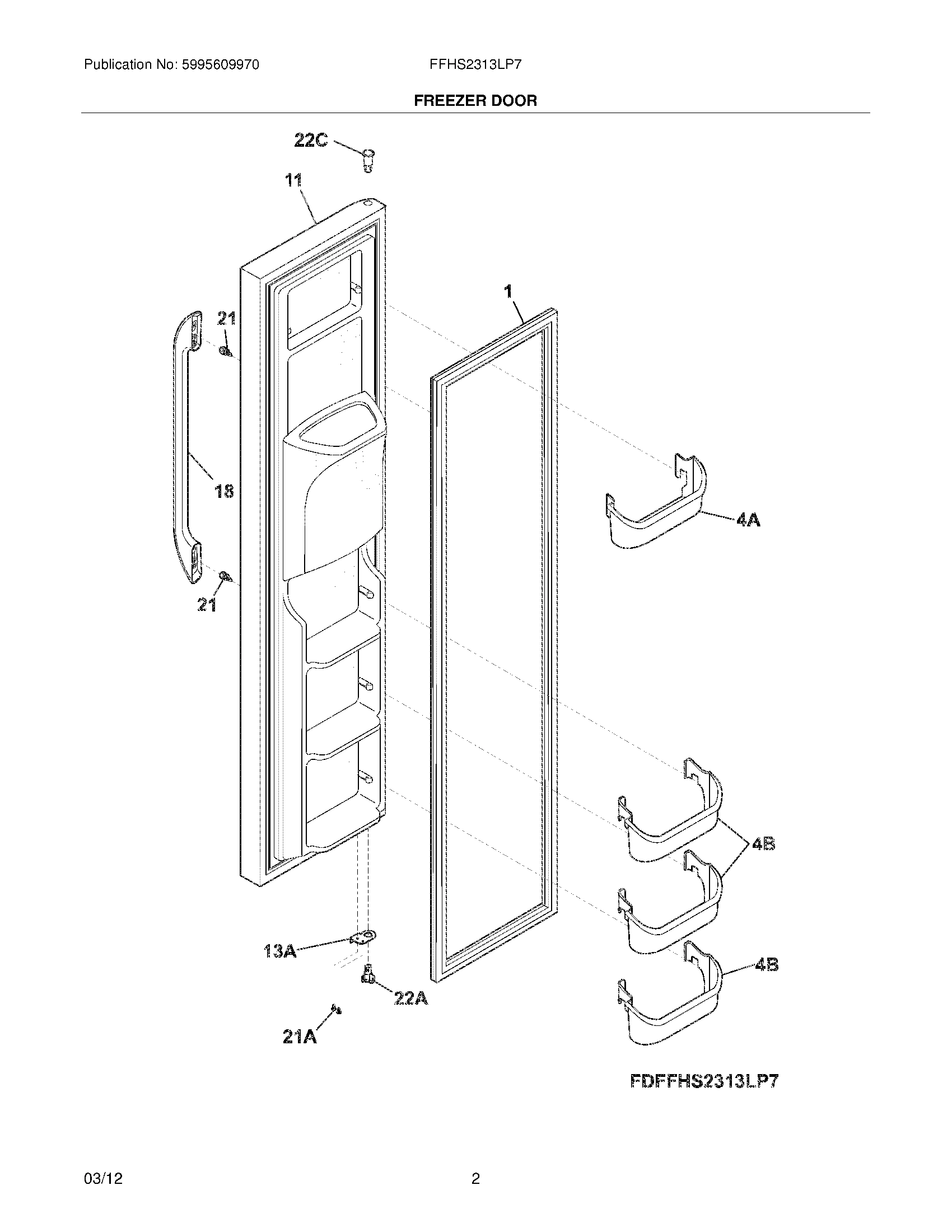 03 - FREEZER DOOR